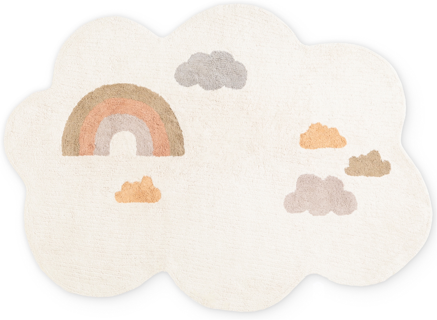 HANSE Home Tapis pour enfants »Willy« Rectangulaire 10 mm Höhe lavable, fait main, doux, antidérapant, tapis de jeu pour chambre d'enfant