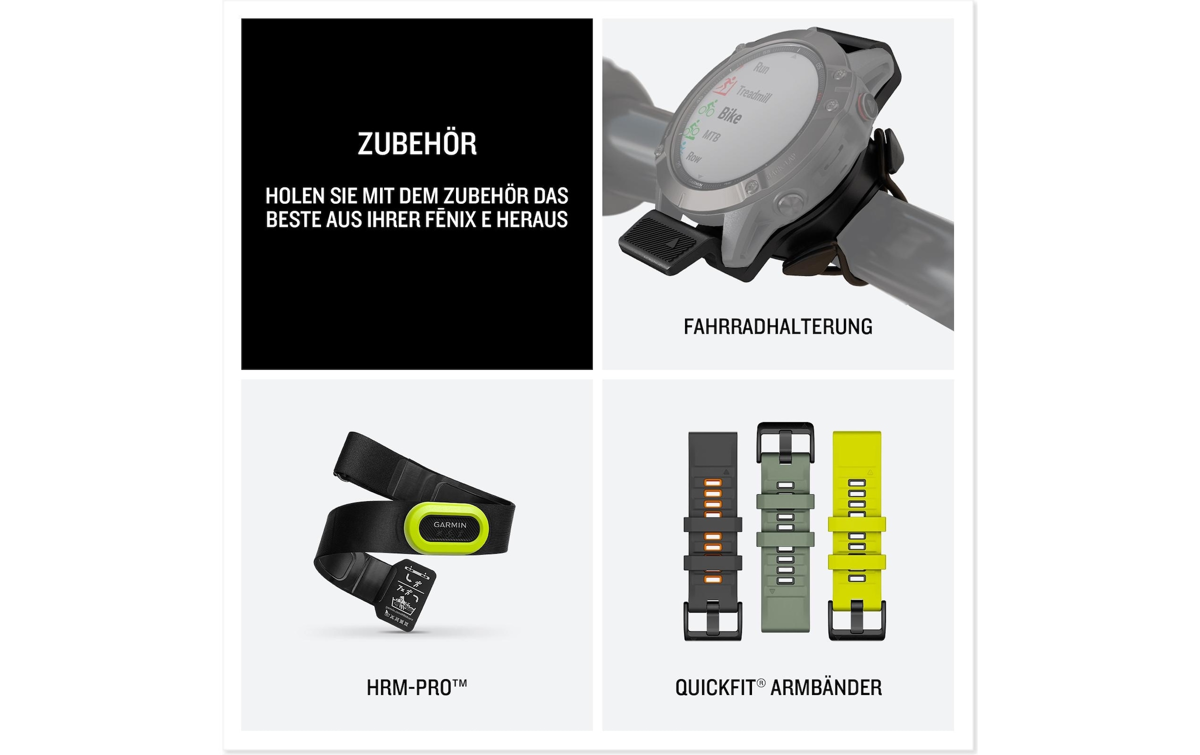 Garmin Smartwatch »Fenix E«(/ 1,3 ″)