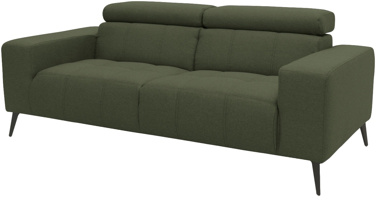 DOMO collection 2-places »Trento, mit Kufenfuss oder Einzelfuss« wahlweise mit Kopfteilverstellung und in zwei  Grössen erhältlich