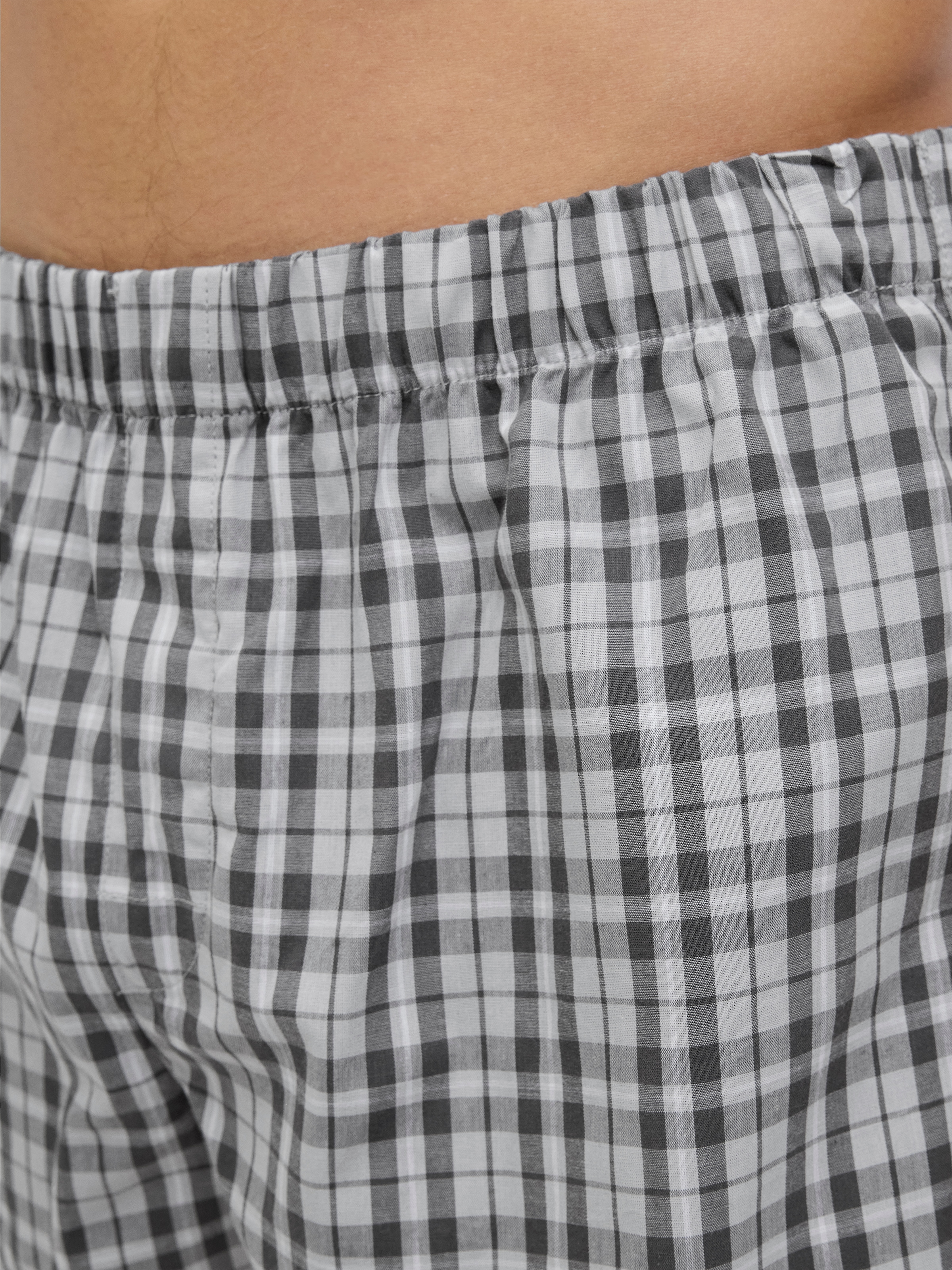 Jack & Jones Boxershorts »JACMILANO WOVEN BOXERS 3 PACK NOOS« Packung, 3 Stk. Baumwolle, elastisches Bündchen