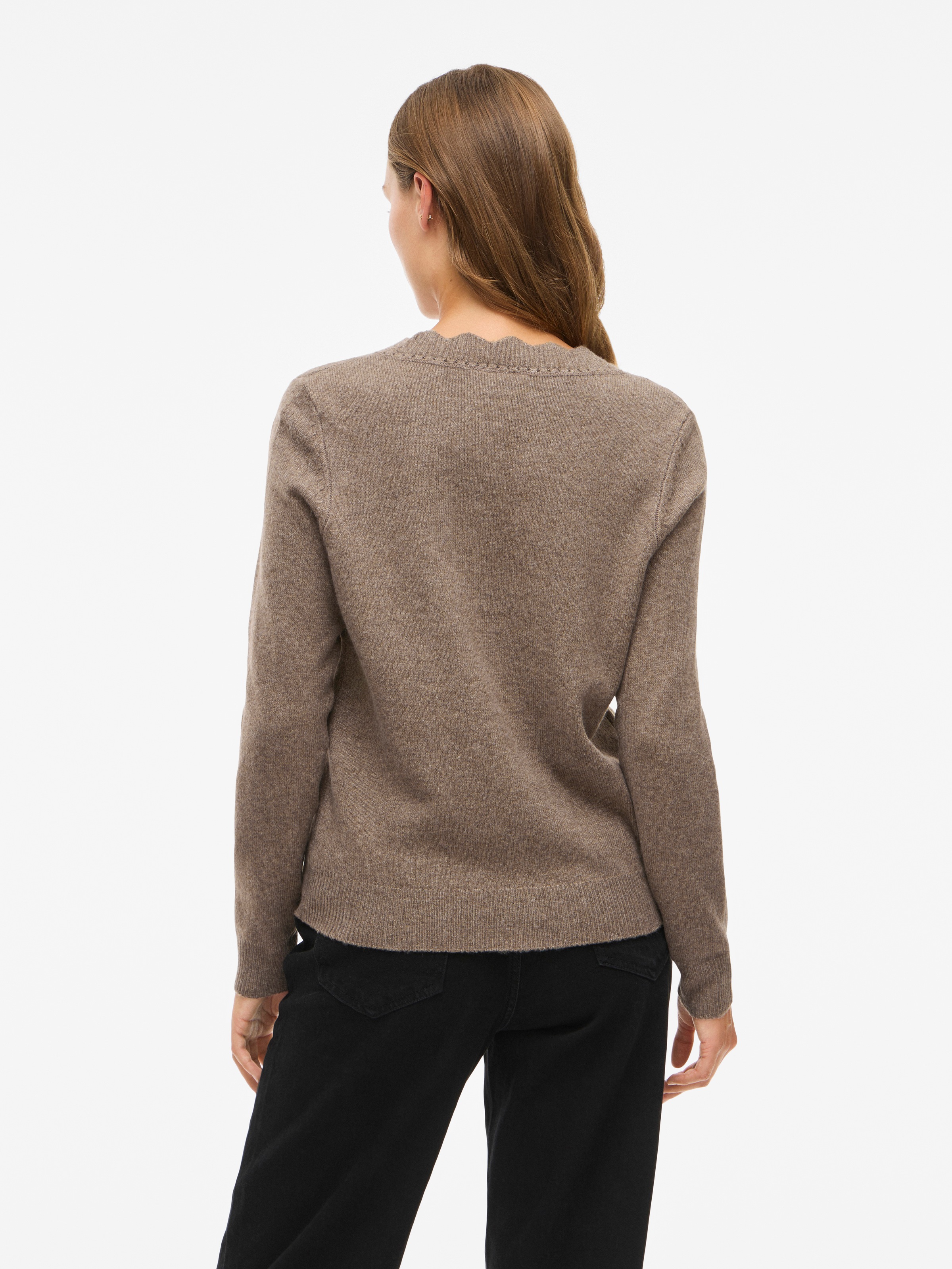 Vila V-Ausschnitt-Pullover »VINIKOLINA V-NECK L/S KNIT TOP - NOOS«