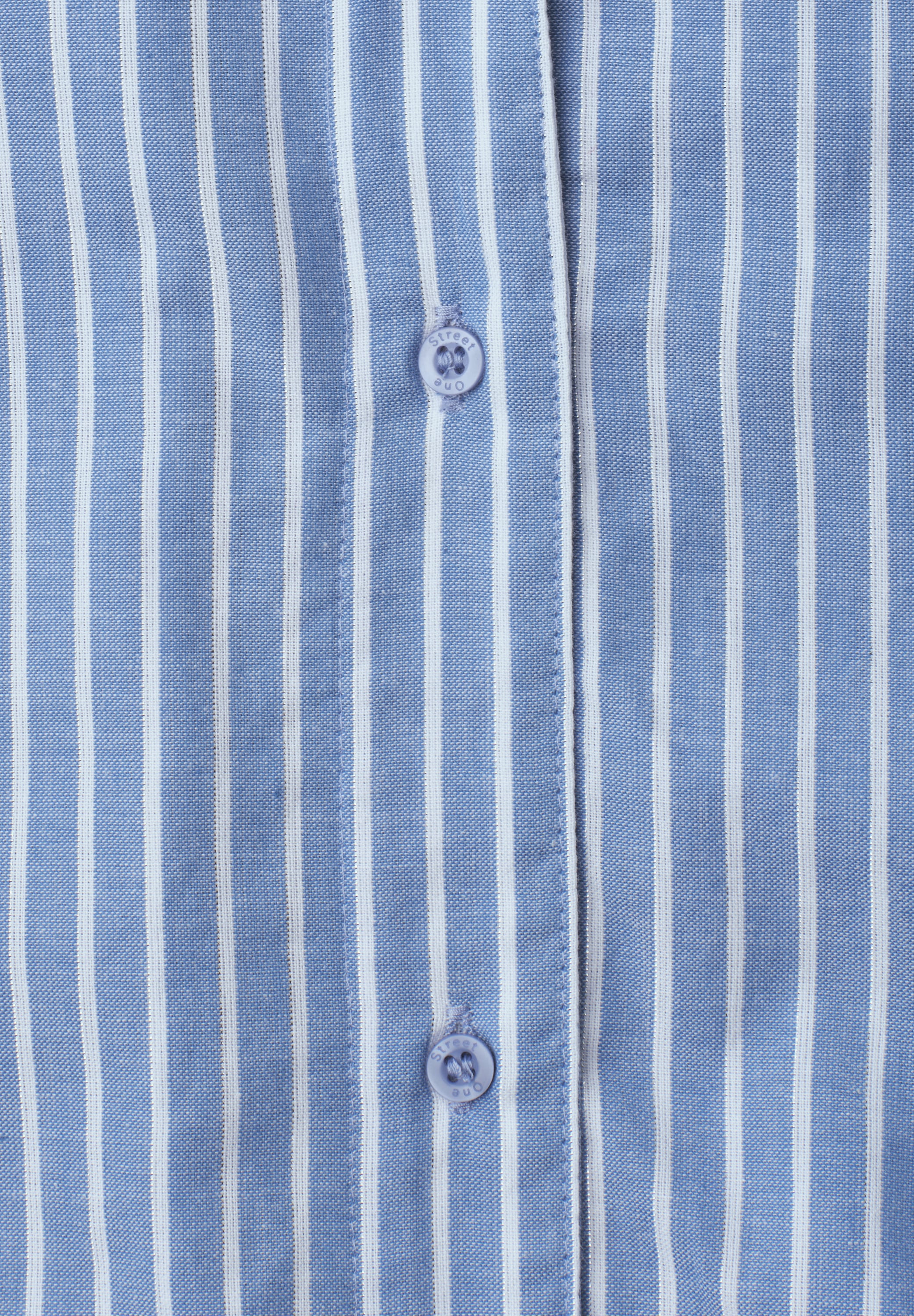 STREET ONE Top chemisier Blouse d'été, détail noué, sans manches