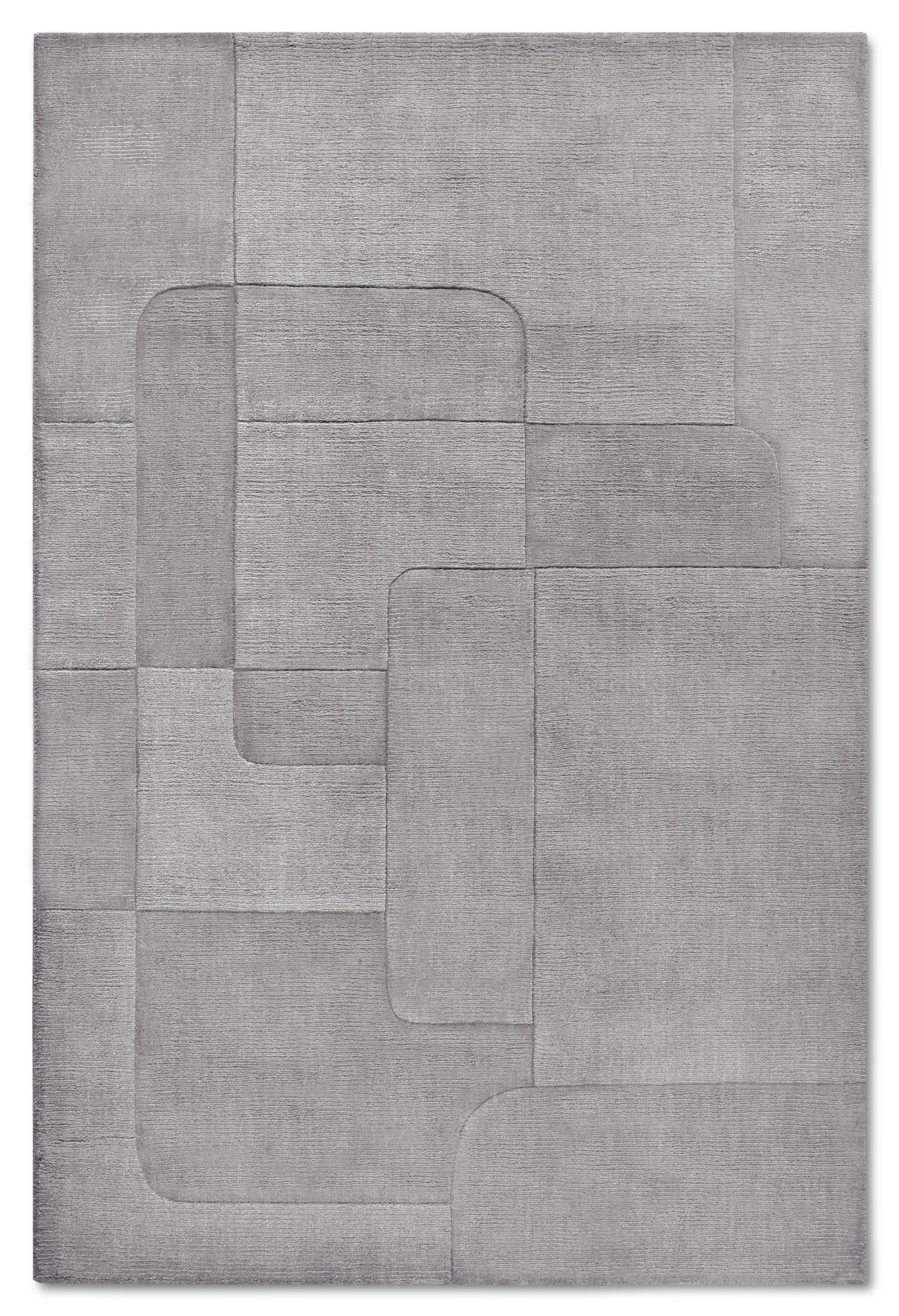 Villeroy & Boch Wollteppich »Charlotte« rechteckig 10 mm Höhe Läufer, Handgewebt, Wolle, Natur, Läufer, Wohnzimmer, Geometrie