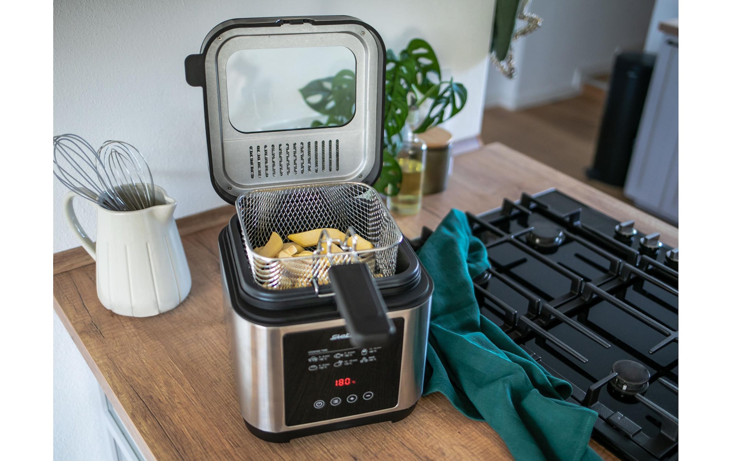 Steba Friteuse »Steba Fritteuse DF 150 Edelstahl 2.5 l 1200 W« 1200