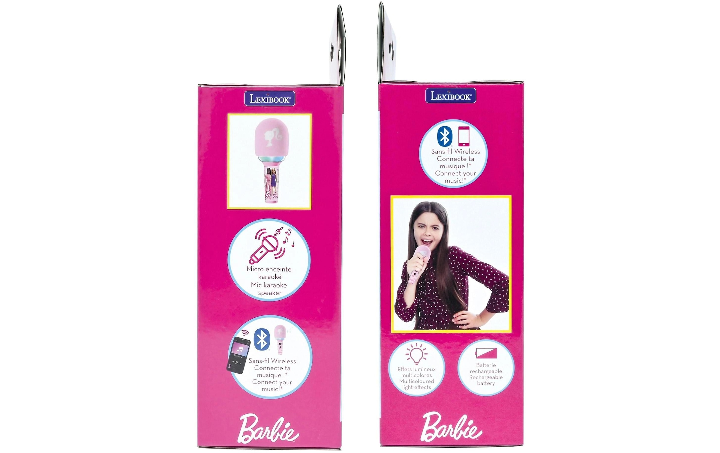 Lexibook® Microphone »Karaoke Bluetooth-/Wireless-Mikrofon Barbie«