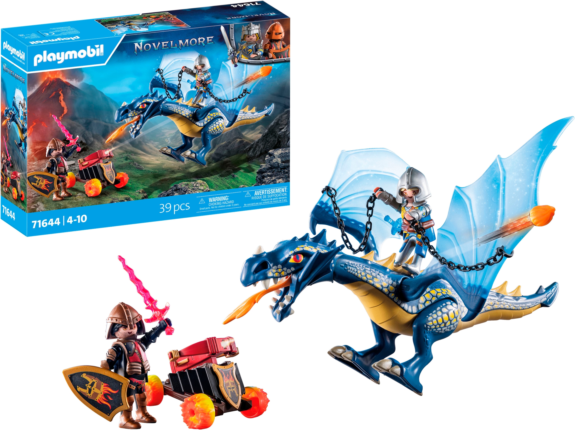 Playmobil® Jeu de construction »Drache im Gefecht (71644), Novelmore« Made in Europe