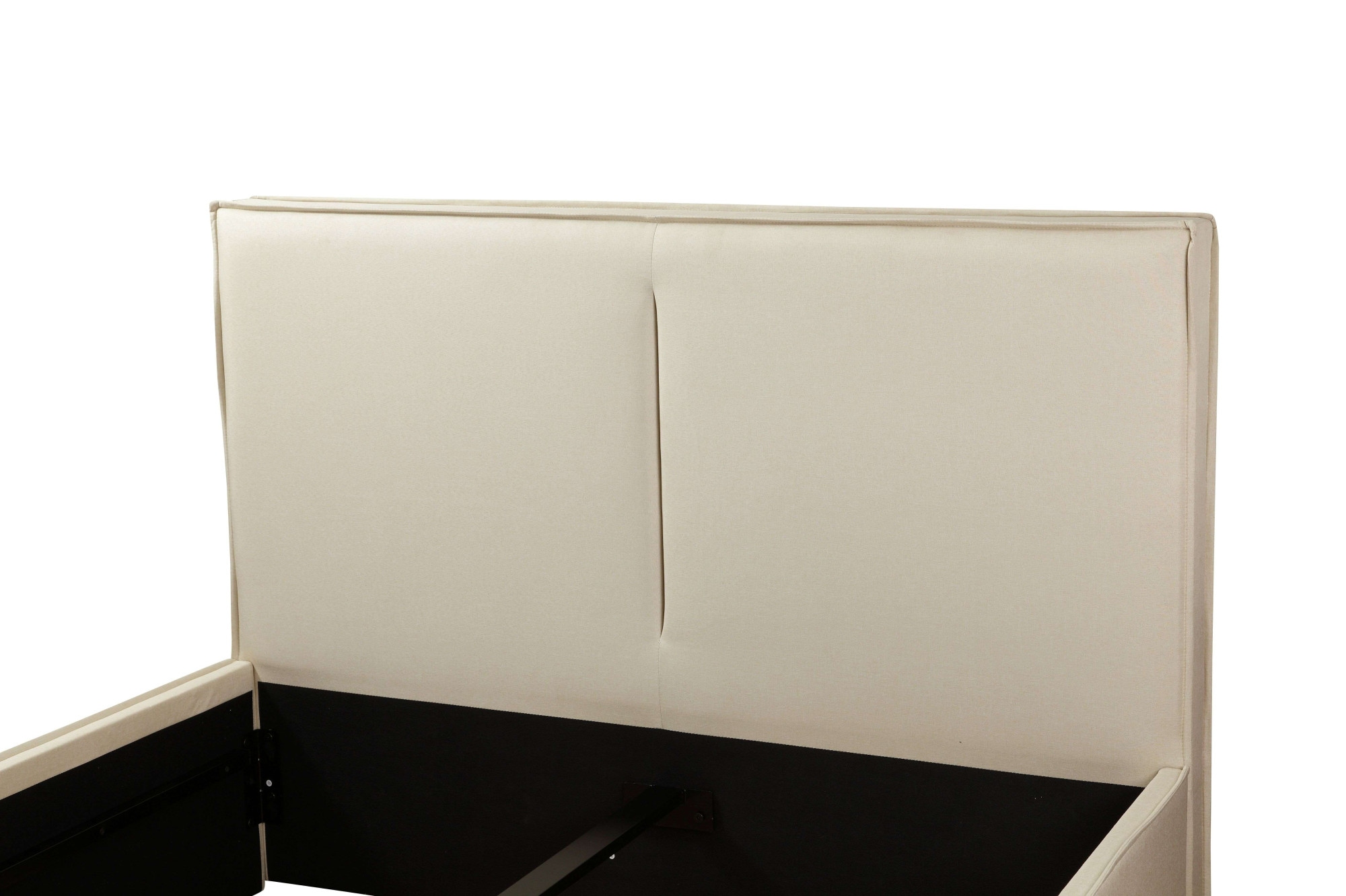 GOODproduct Lit rembourré »Hamar Cosy, 300 KG belastbar! Leinenoptik, gepolstertes Kopfteil« Liegefläche 140x200, ca. 110cm hohes Kopfteil, ca. 40cm Liegehöhe,  stilvoll, optional mit 4 Schubladen, FSC®-zertifiziert