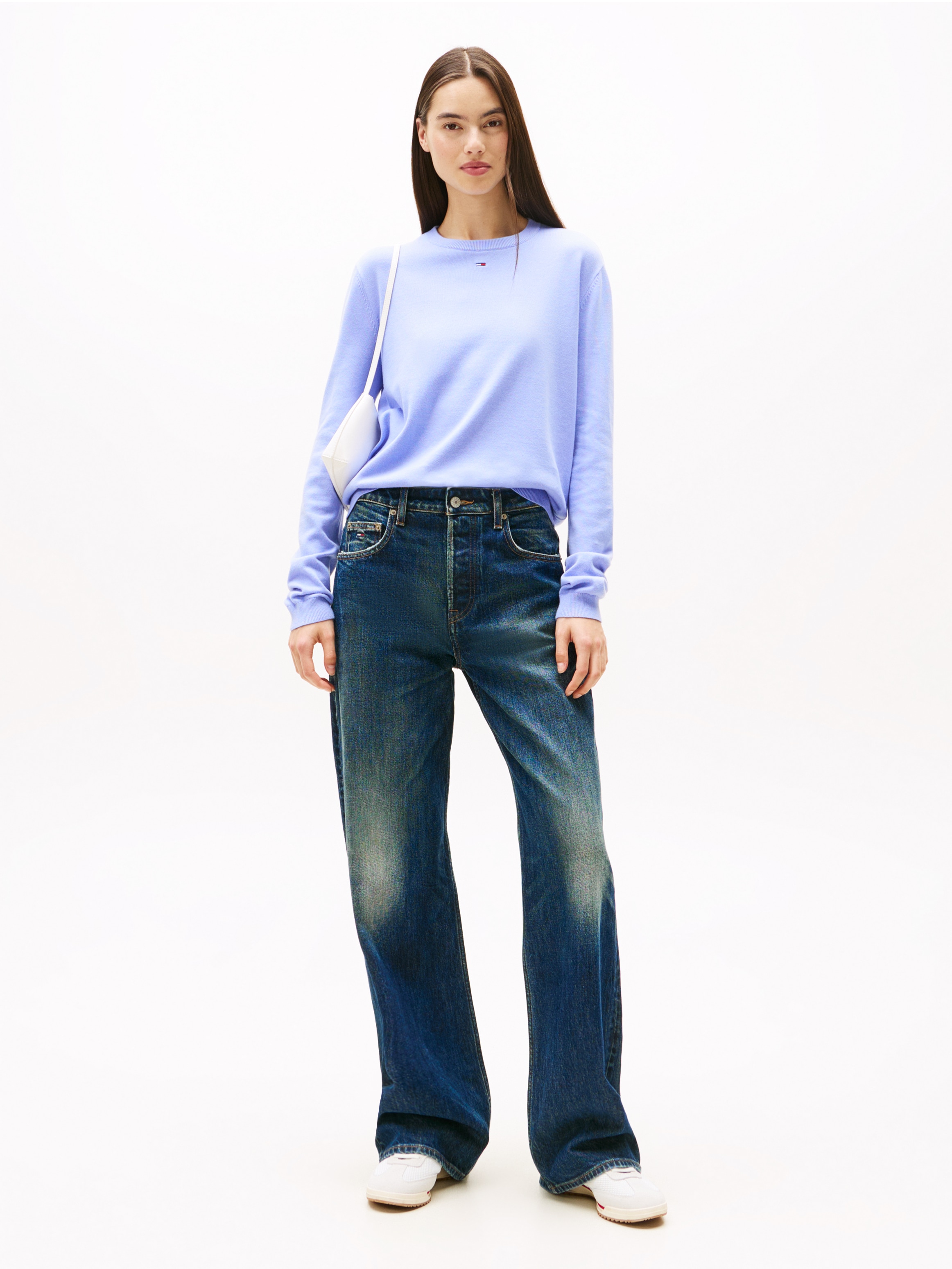 Tommy Jeans Strickpullover »TJW ESSENTIAL CREW SWEATER EXT«