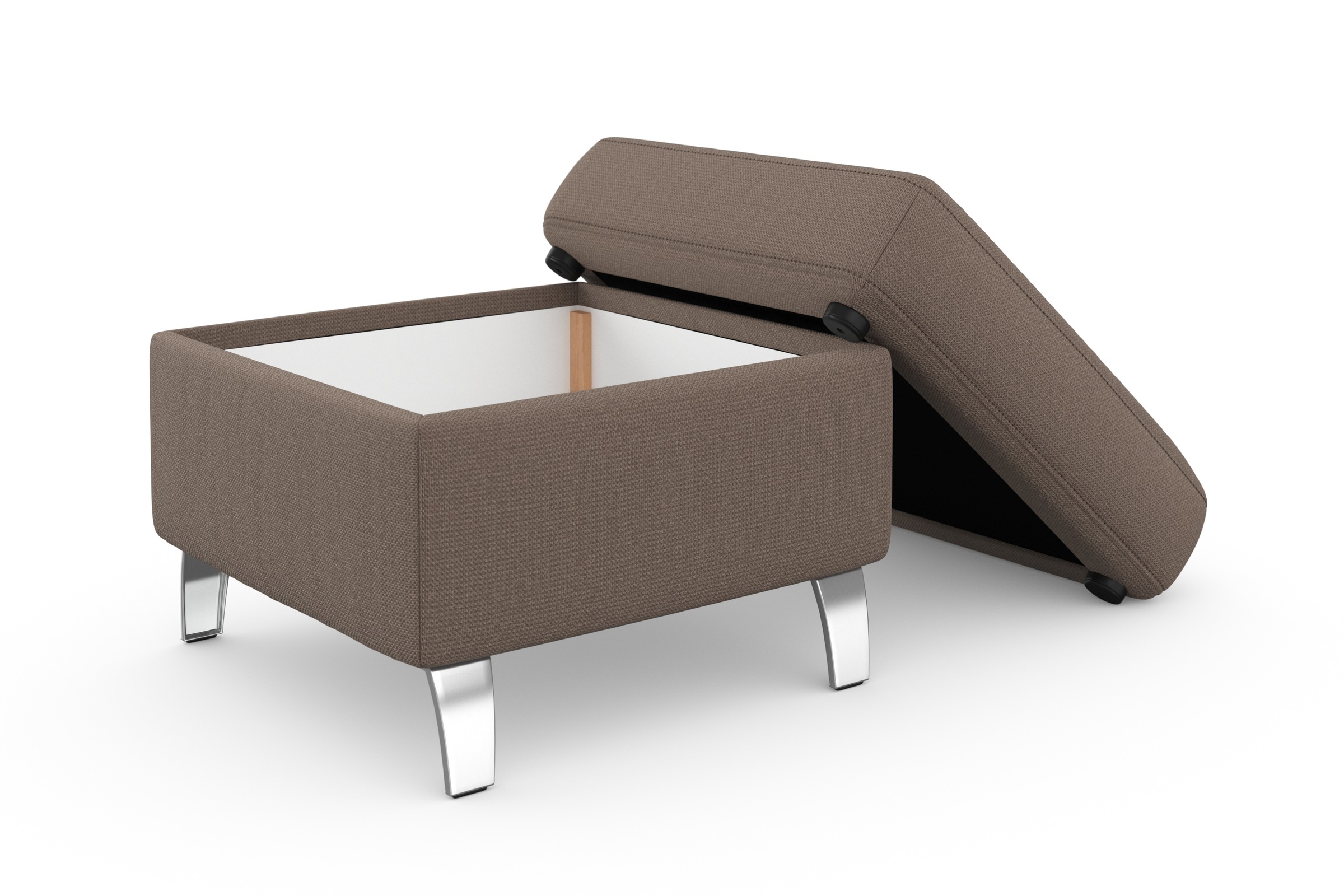 sit&more Stauraumhocker »Visby« auch erhältlich in dem mit Wasser zu reinigendem "Soft clean" Bezug