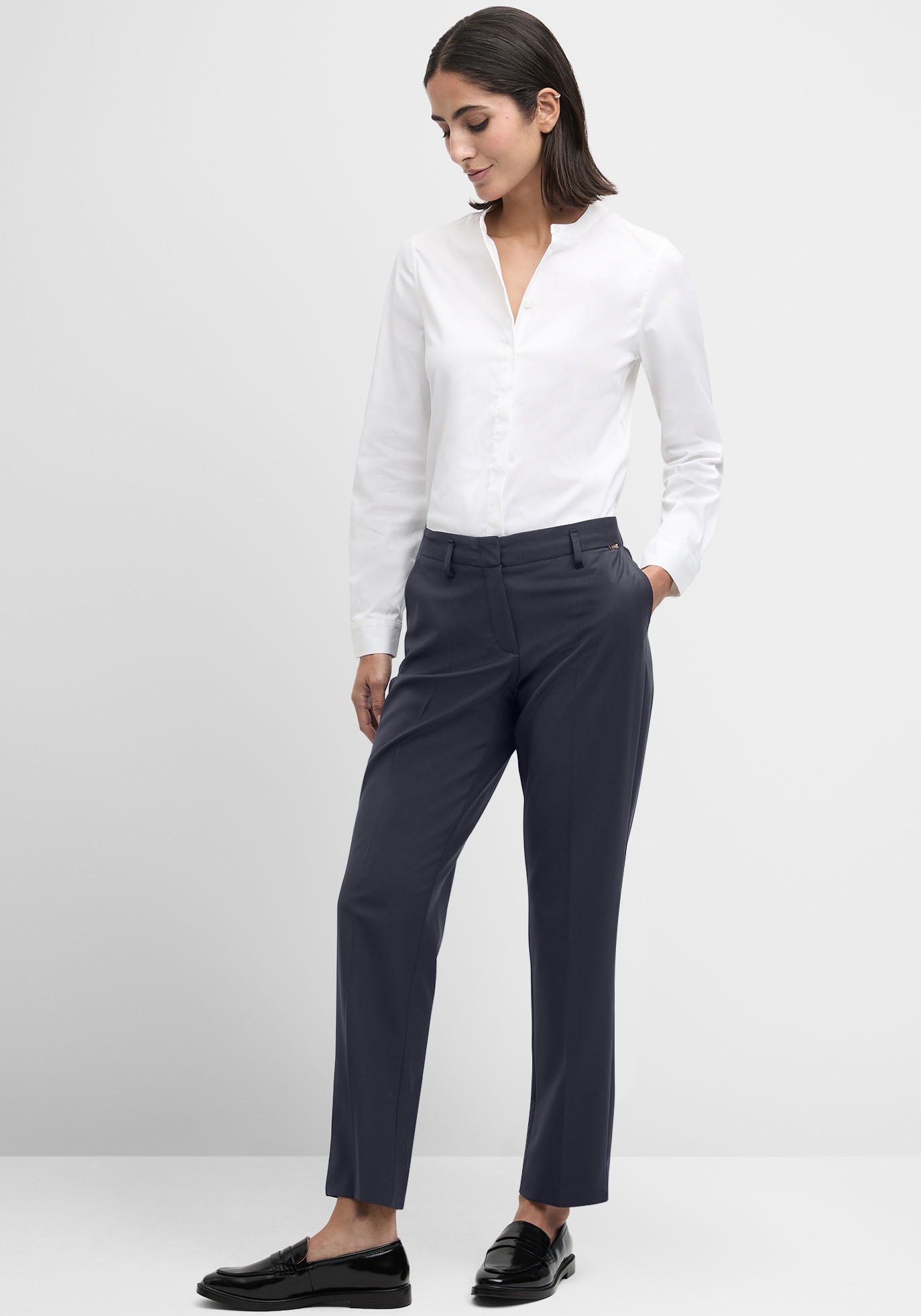 Cinque Blouse chemise »CIPAPER« CIPAPER,  avec plaque de marque sur l'ourlet