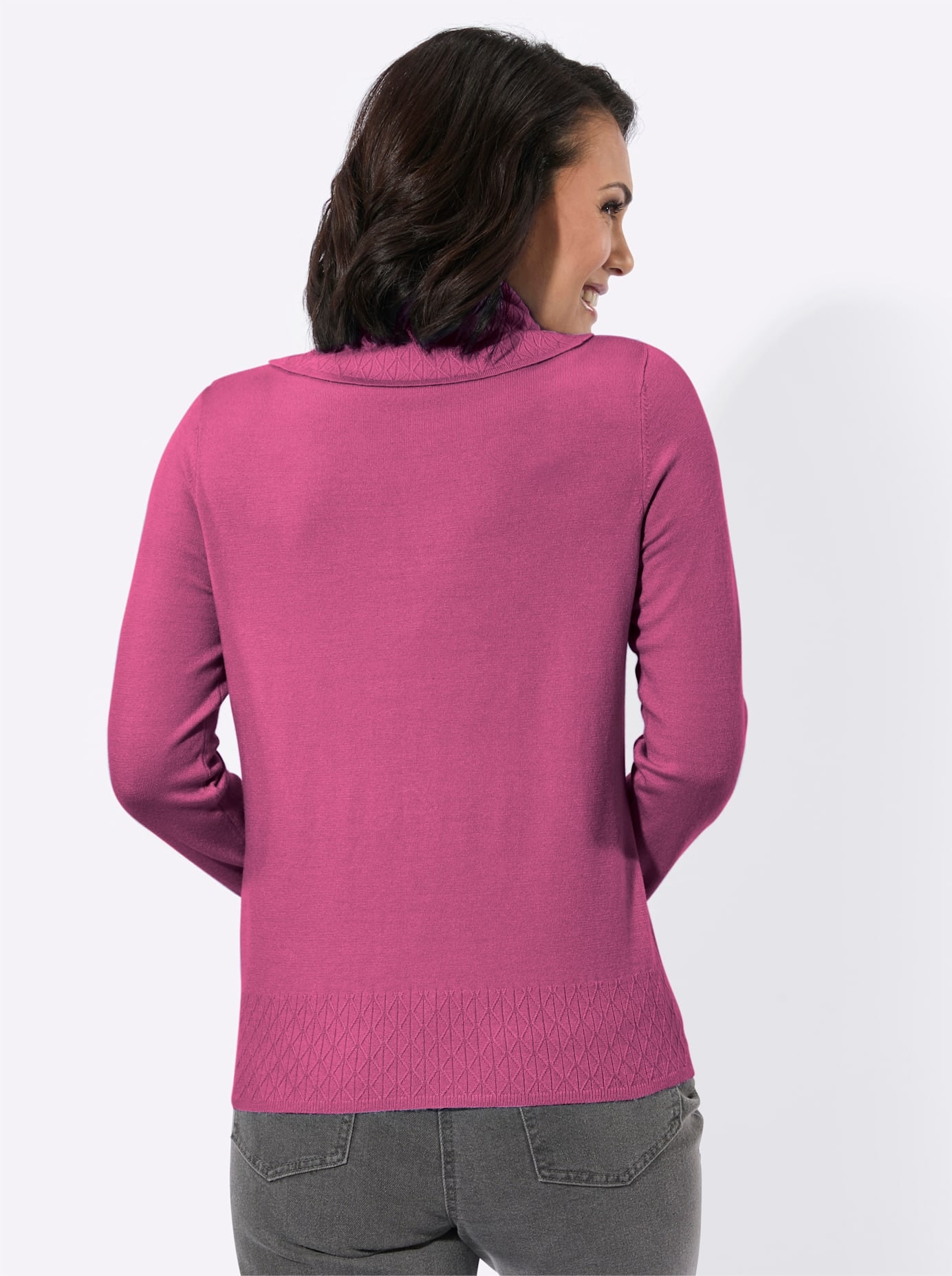 Casual Looks Pull à col roulé »Rollkragen-Pullover«