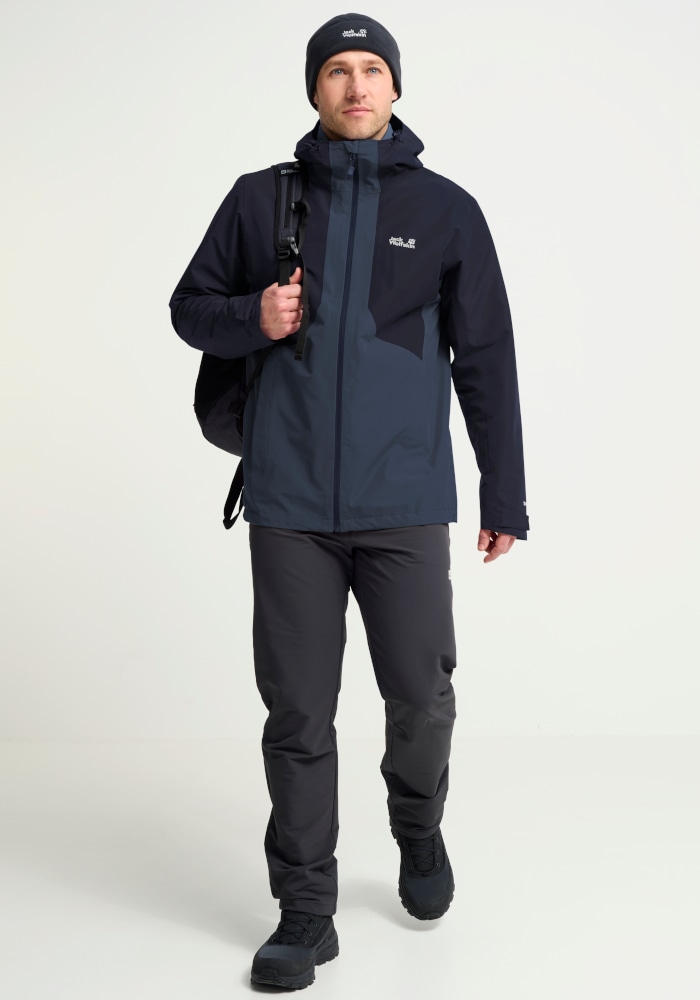 Jack Wolfskin 3-in-1-Funktionsjacke »STONETRAIL 3IN1 JKT M« für Sportmode und Outdoormode, sportlicher Stil, 3-in-1-Funktionsjacke