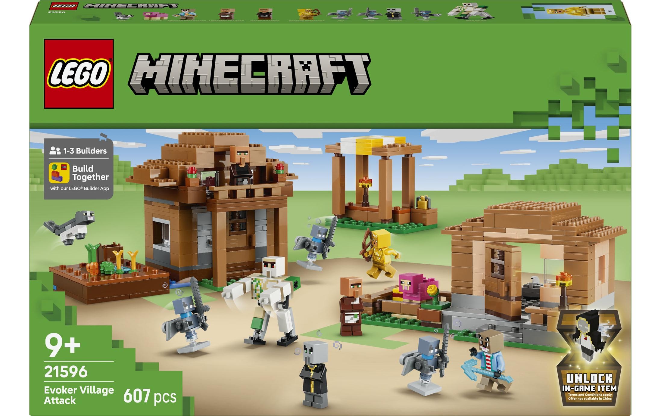 LEGO® Pions de construction »Angriff des Magiers auf das Dorf (21596), LEGO Minecraft« fabriqué en Europe