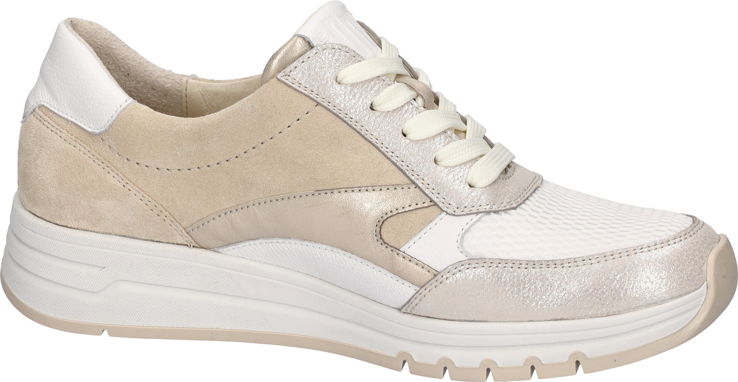 Waldläufer Baskets compensées  Chaussure à lacets, chaussure basse, sneaker de loisirs avec col souple