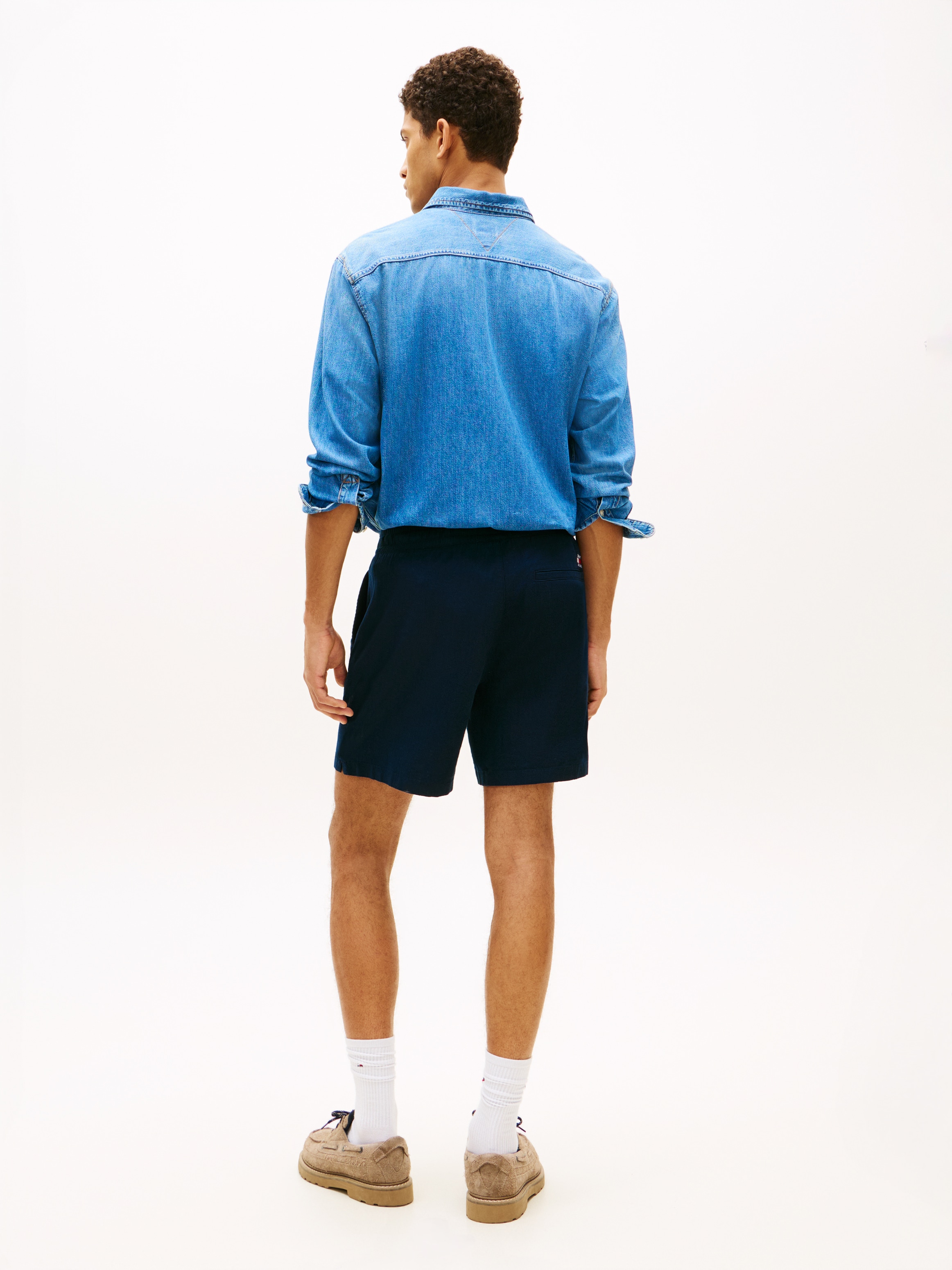 Tommy Jeans Short »LINEN BLEND PULL-ON«  coupe régulière avec poches pratiques