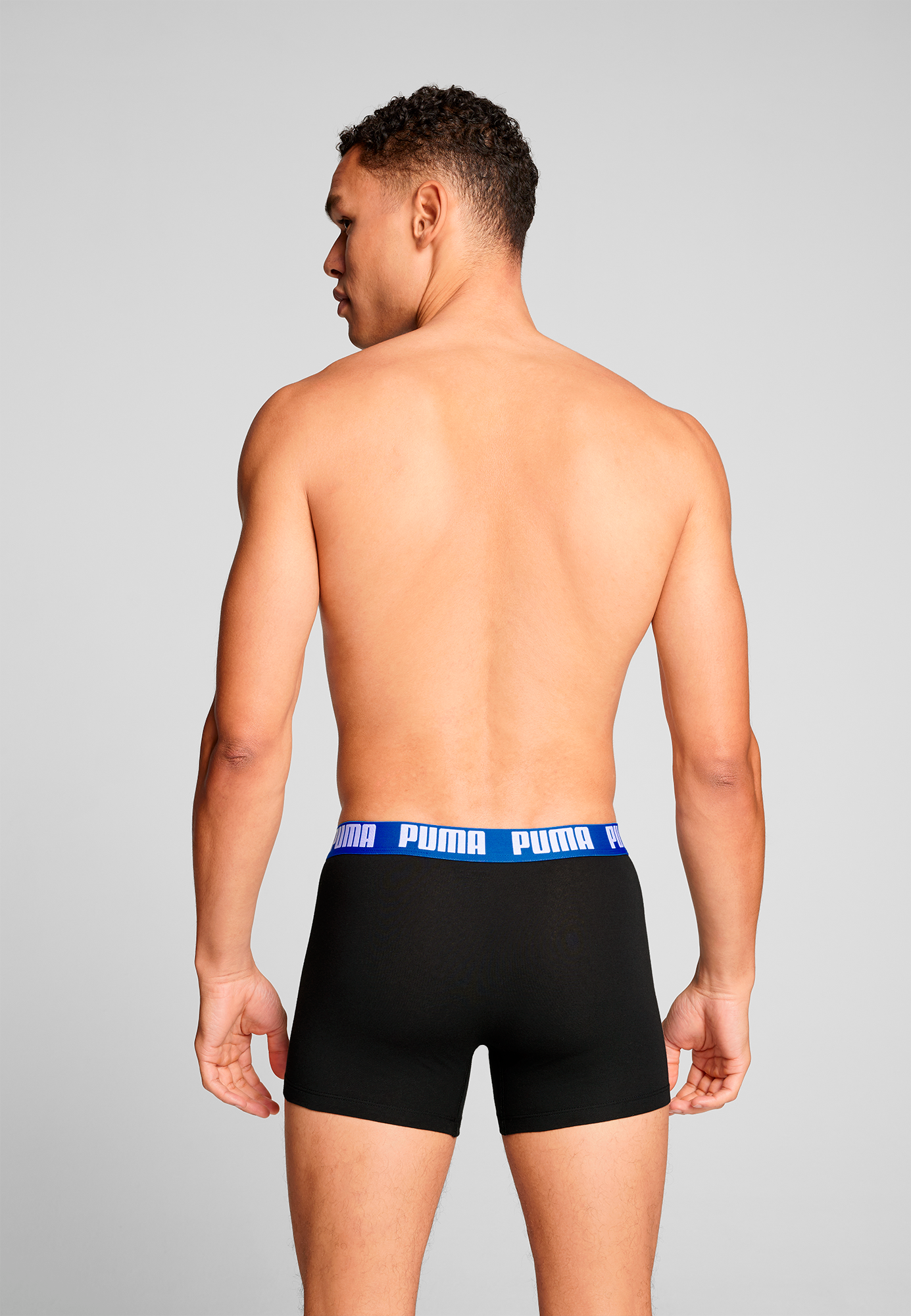 PUMA Boxershorts »PUMA MEN EVERYDAY BASIC BOXERS 2P« Packung, 2er Pack,  mit Puma Webbund