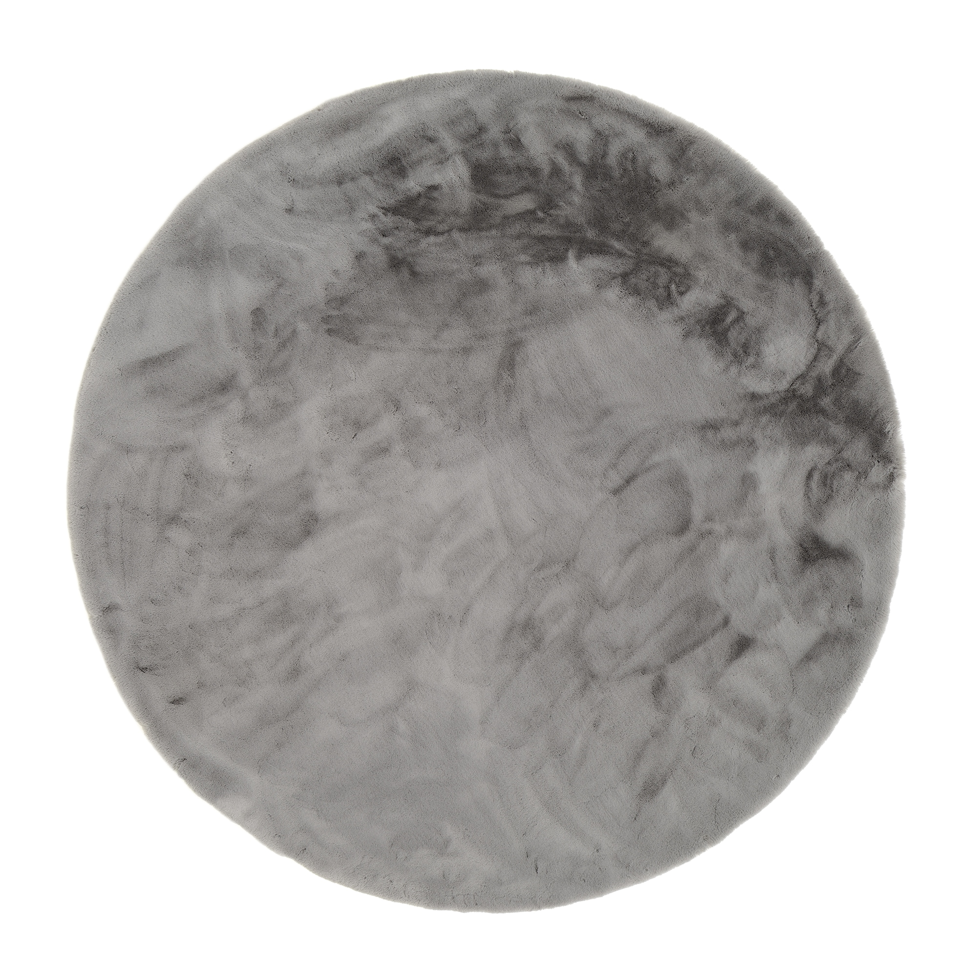 OCI DIE TEPPICHMARKE Hochflor-Teppich »ALISSA« rund 38 mm Höhe Kuschelig weicher Flor, Kaninchen Fell Haptik, getuftet