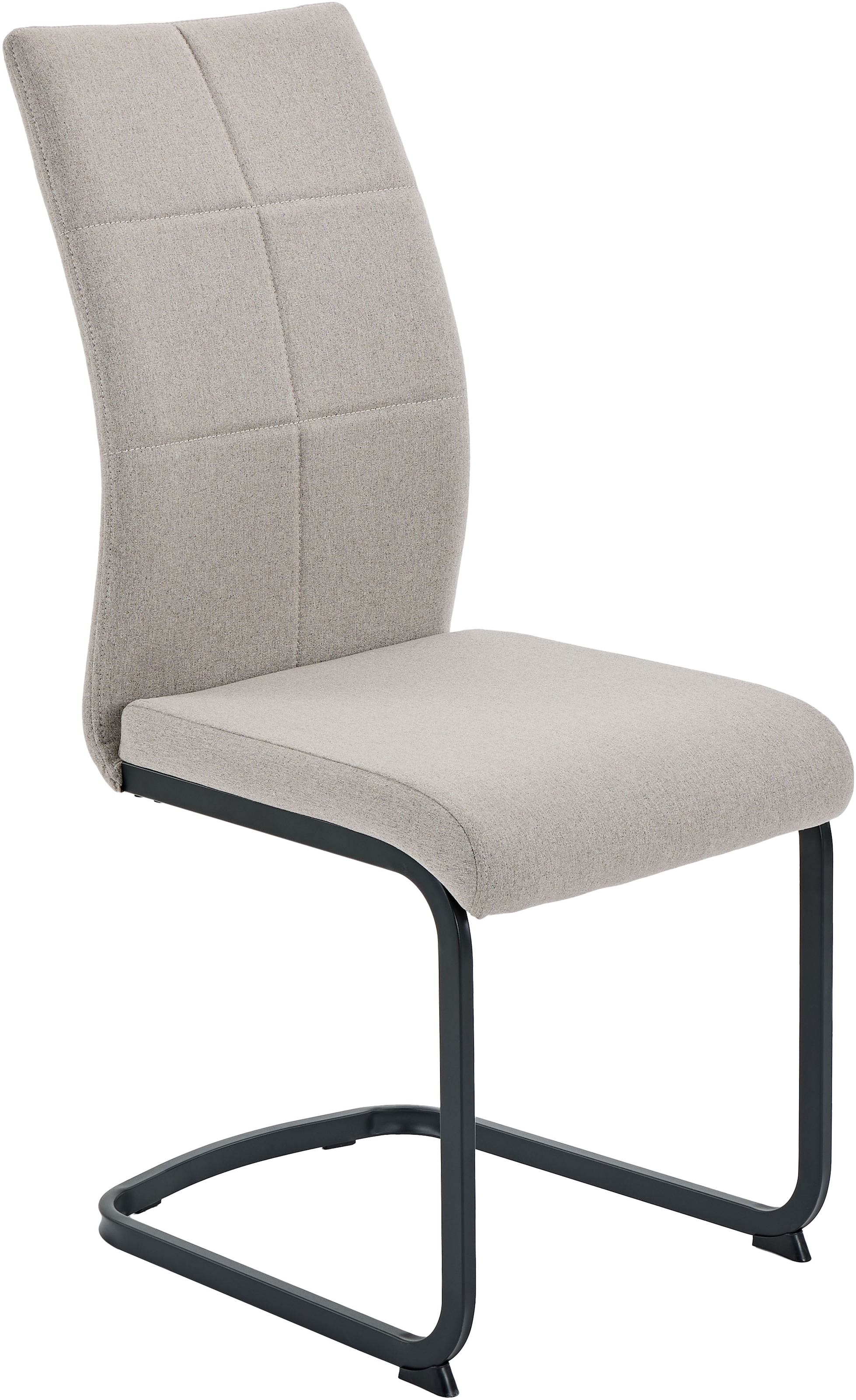 HELA Chaise cantilever »TURIN« (Ensemble) 2 cuisfauteuil à bascule, structure en tube carré, rembourré, waterfree productions