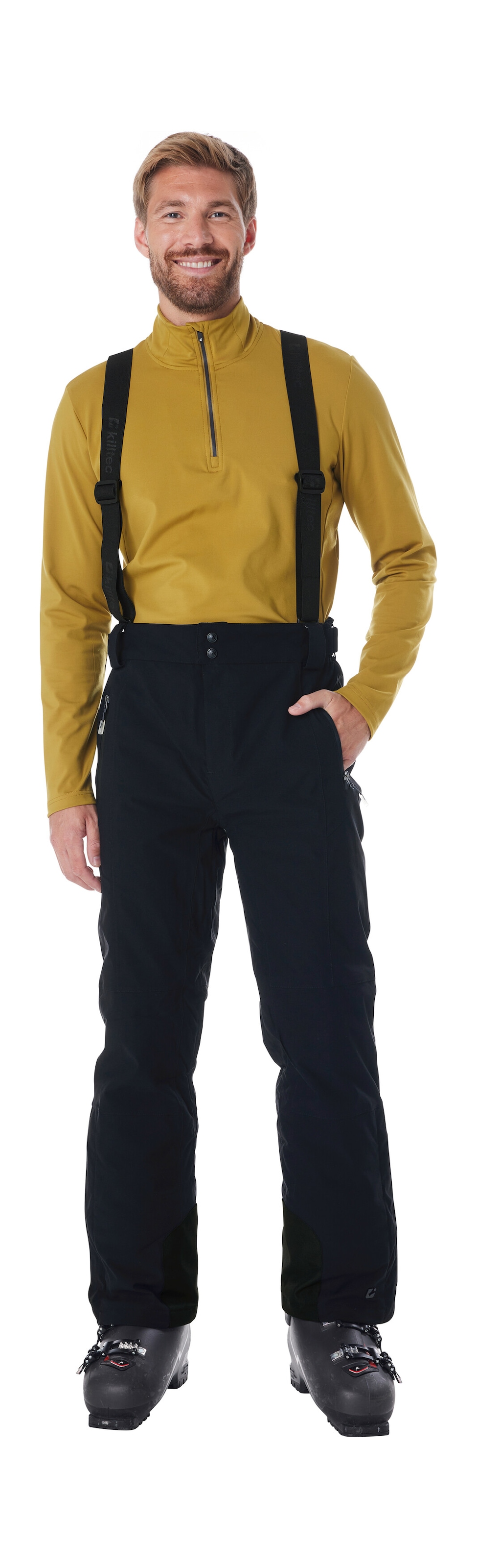 Killtec Pantalon de ski »Enosh«  Étanche à l'eau et au vent, respirant, taille réglable, protection de bord