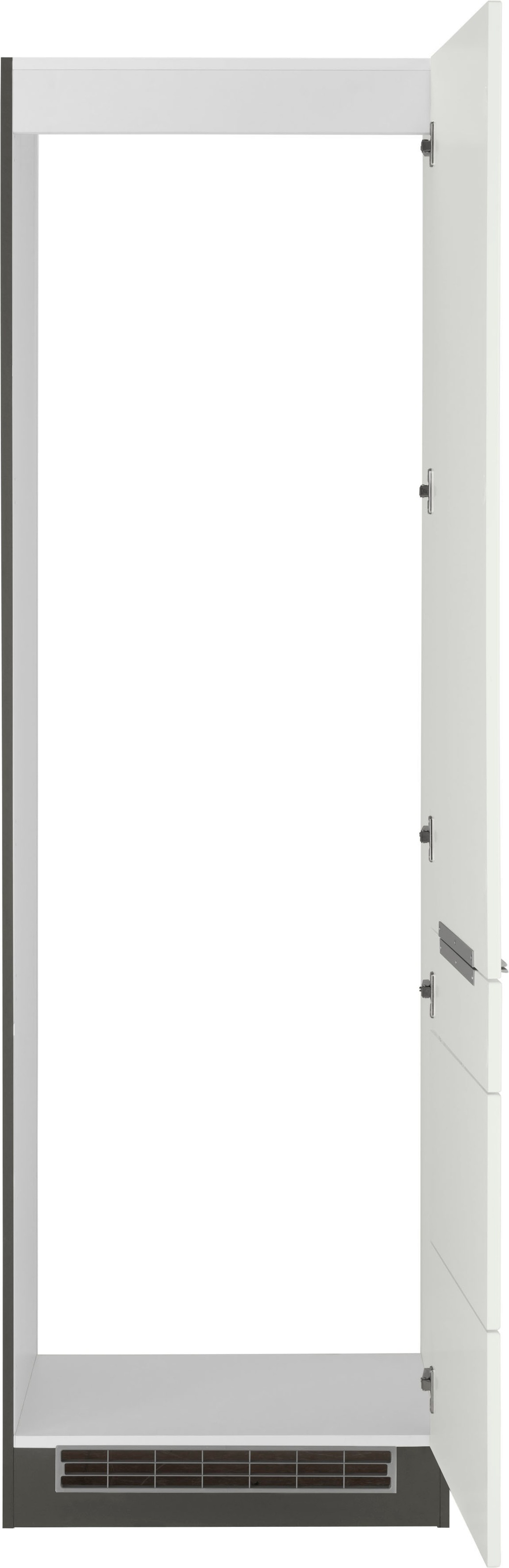 KOCHSTATION Armoire réfrigérée encastrable »KS-Brindisi« 60 cm de large, 200 cm de haut, façades MDF de haute qualité
