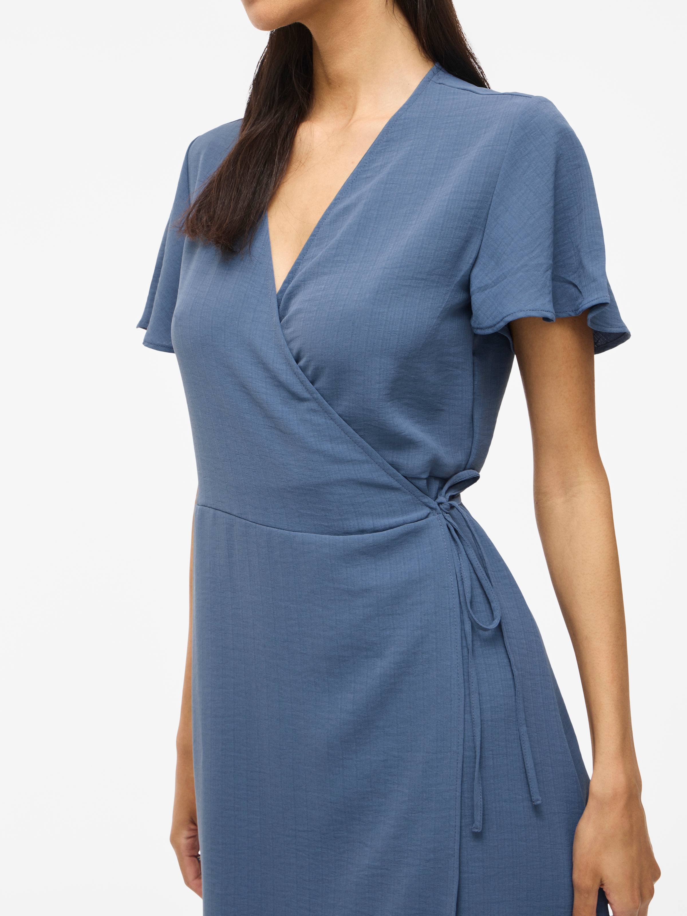 Vila Wickelkleid »VILOVIE S/S WRAP MIDI DRESS - NOOS« Sommerkleid,