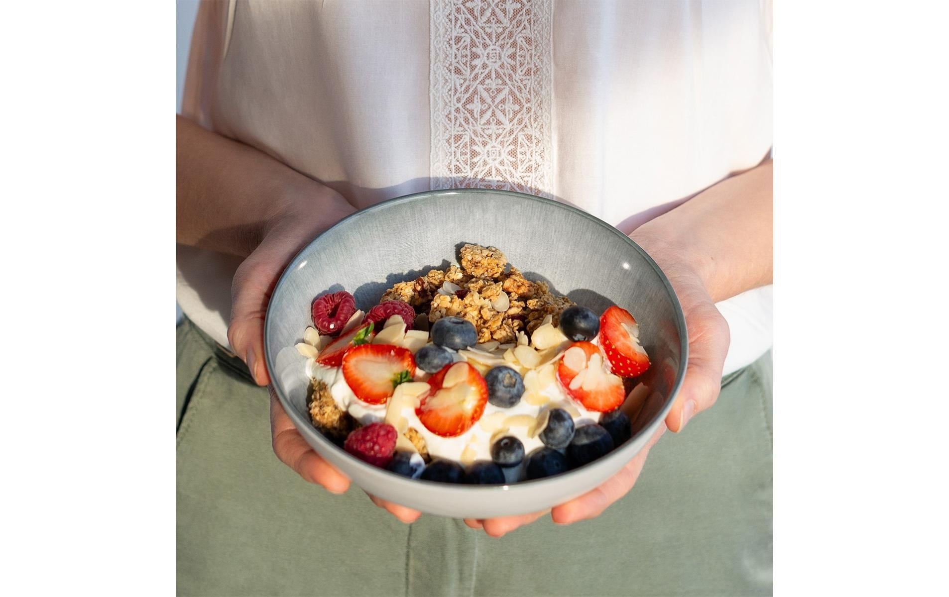   Dessertschale »Lunasol Elements Vulcano 4 Stück 18 cm« aus Steingut