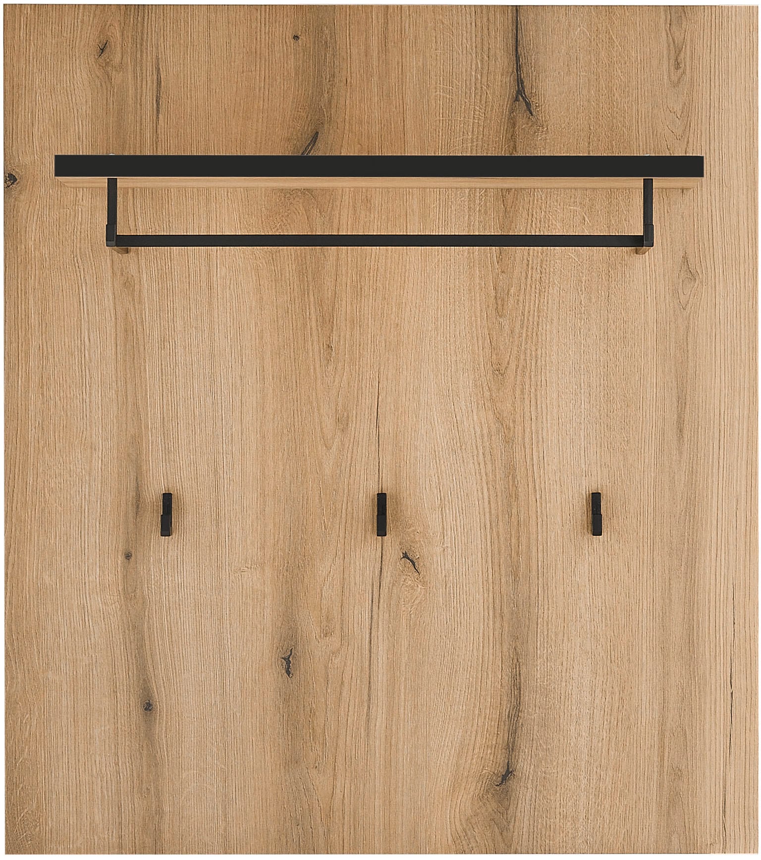 Home affaire Panneau de vestiaire »Cantara, Wandregal, Flurgarderobe mit Hutablage, Kleiderstange & Haken« vielseitig einsetzbar, in zwei Farben verfügbar, 79 cm breit