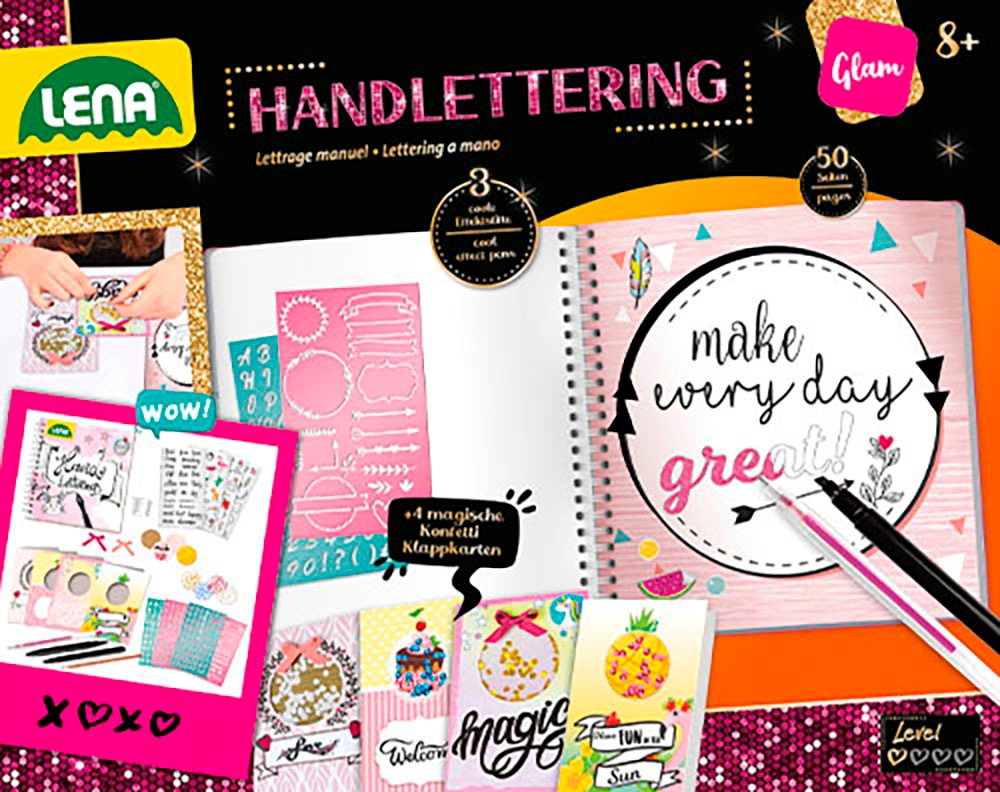 Lena® Kreativset »Handlettering-Set, gross«