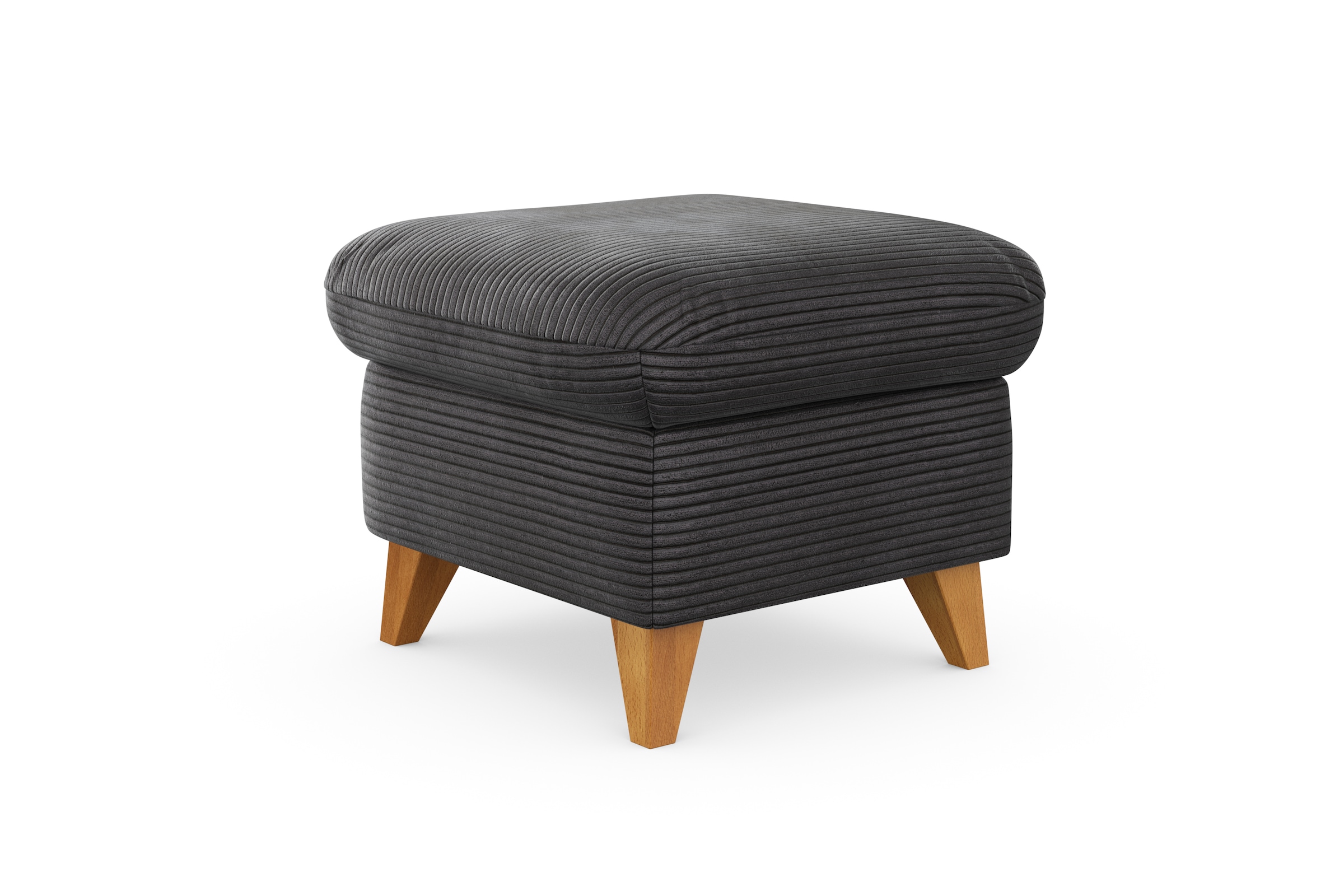 Home affaire Tabouret rembourré »Trelleborg« mit Cord-Bezug, mit Staufach, inkl. Federkern-Polsterung