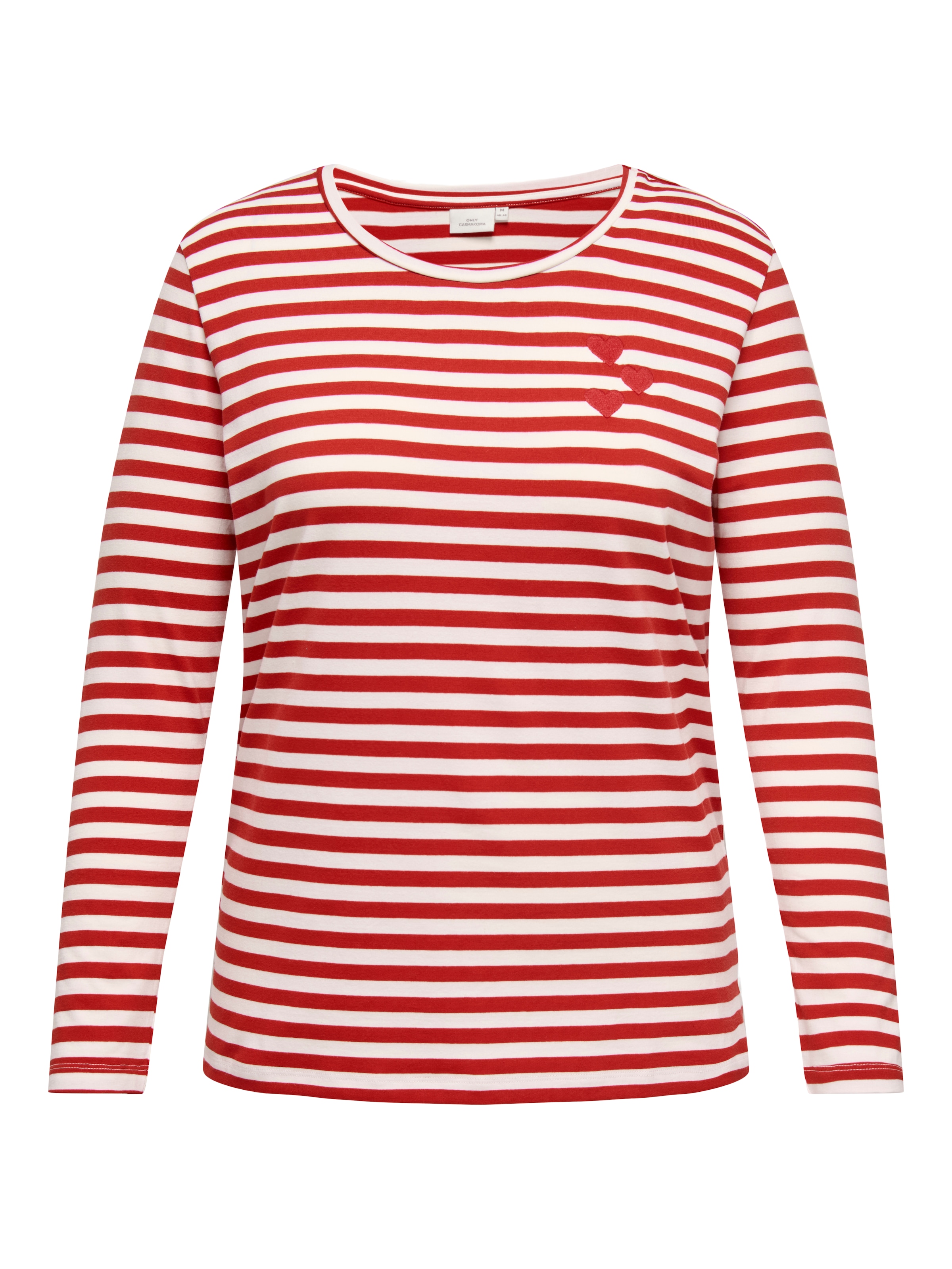 ONLY CARMAKOMA T-shirt à manches longues »CARBODIL L/S O-NECK BLOUSE JRS« Materialmix, regular fit