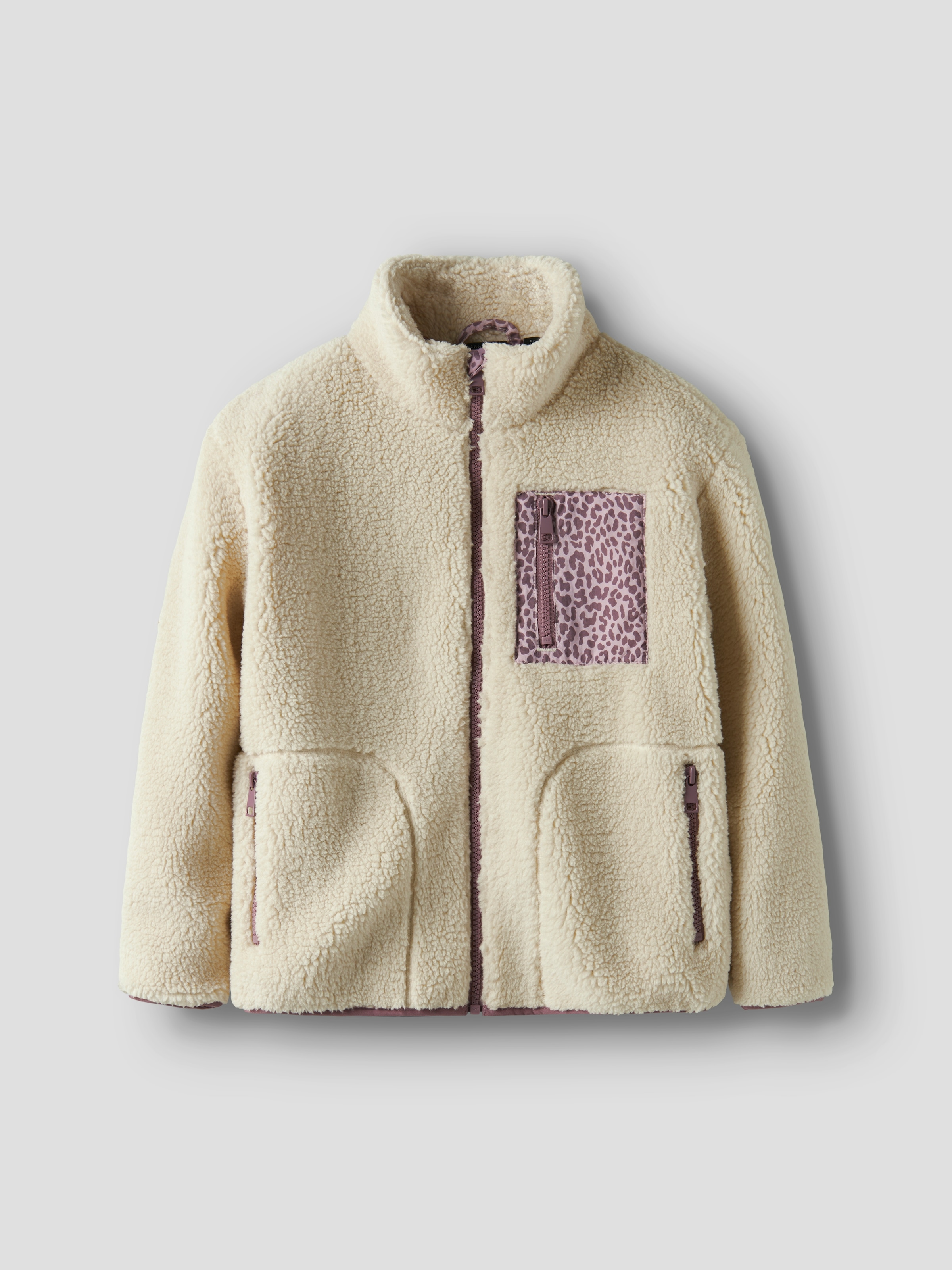 Name It Veste polaire »NKFMONICA TEDDY JACKET« ohne Kapuze