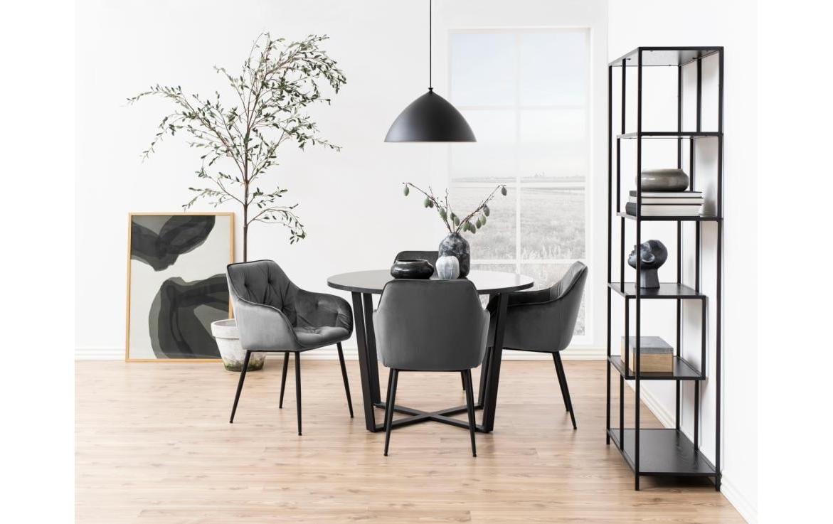 AC Design Esstisch »Amble Ø 110 cm, Schwarz«