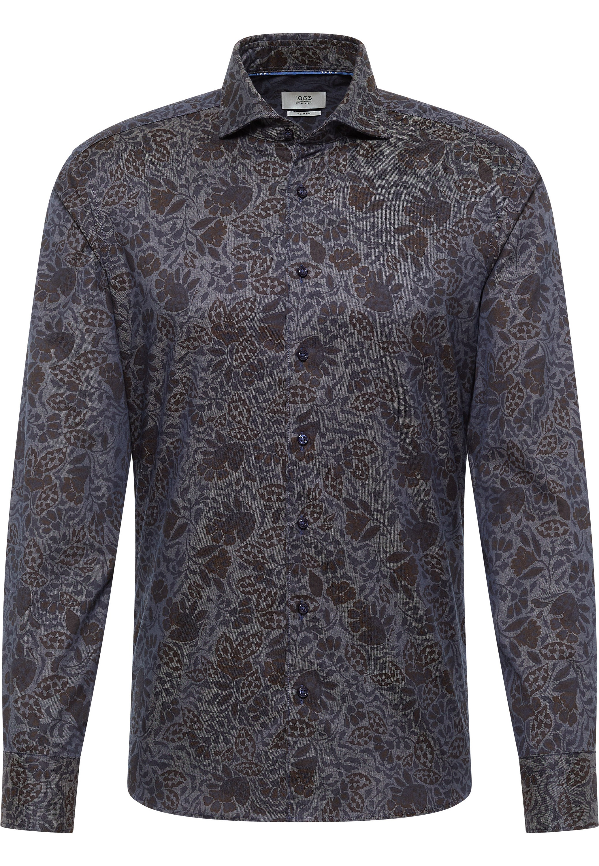 Eterna Langarmhemd »SLIM FIT« EASY IRON (bügelleicht)