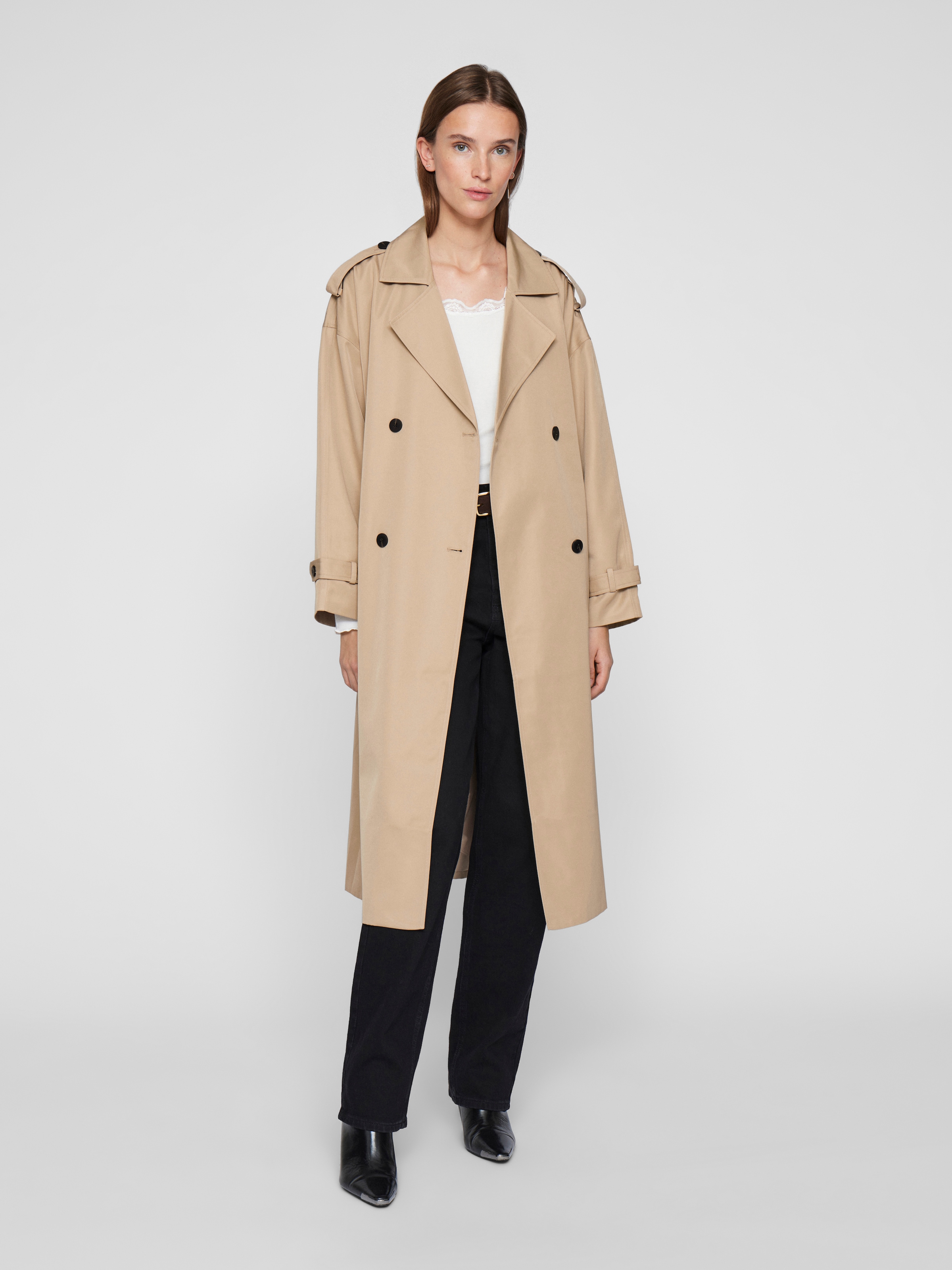 Vila Trenchcoat »VIADDISON L/S  LONG TRENCHCOAT - NOOS«