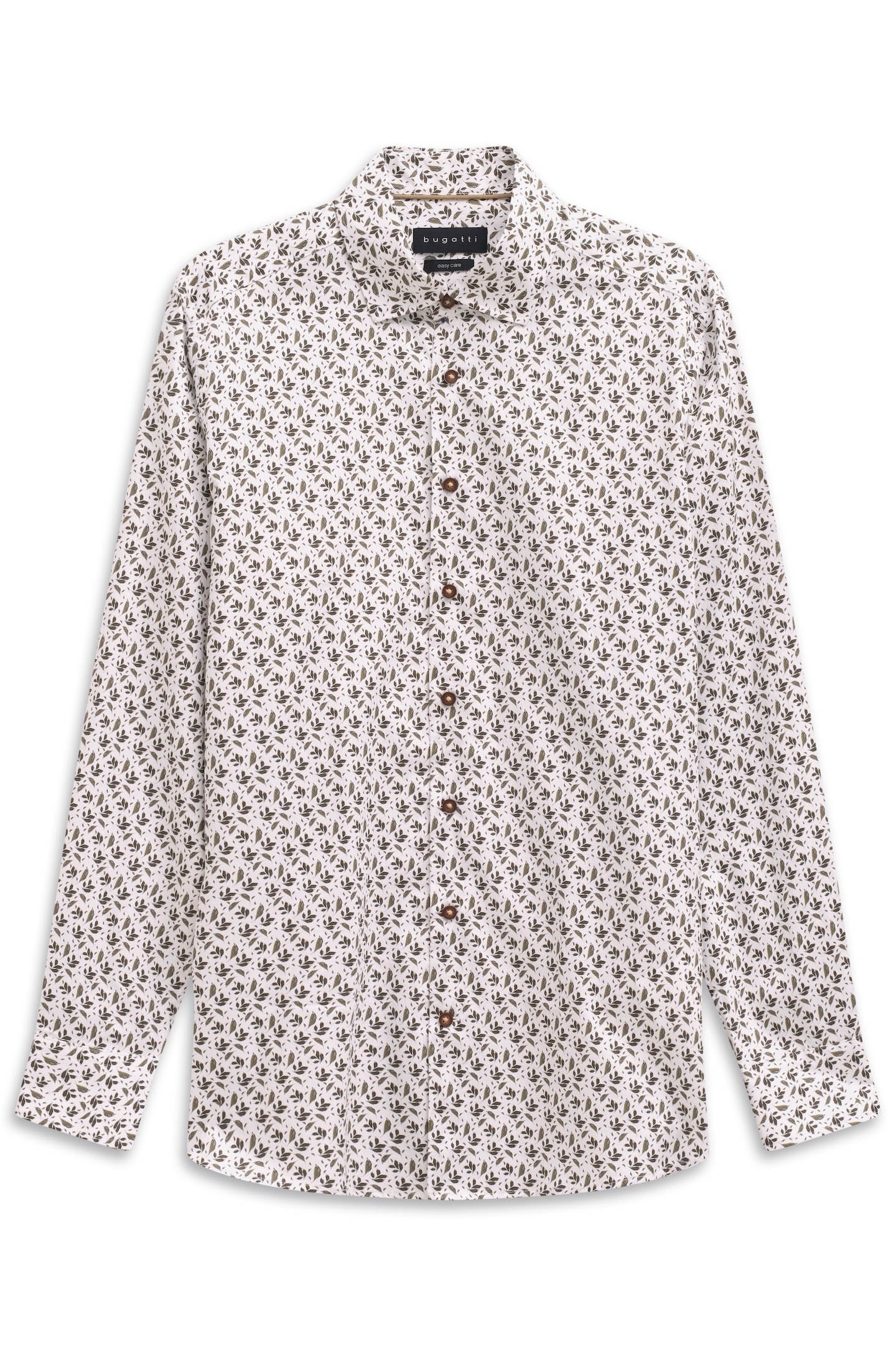 bugatti Chemise à manches longues »Easy Care« im Modern Fit aus Baumwolle