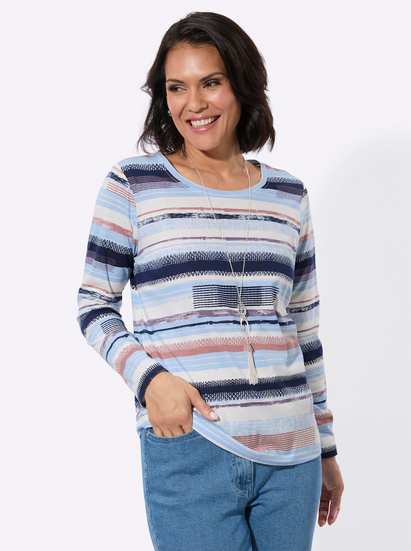 Casual Looks Print-Shirt »Druck-Shirt« 1