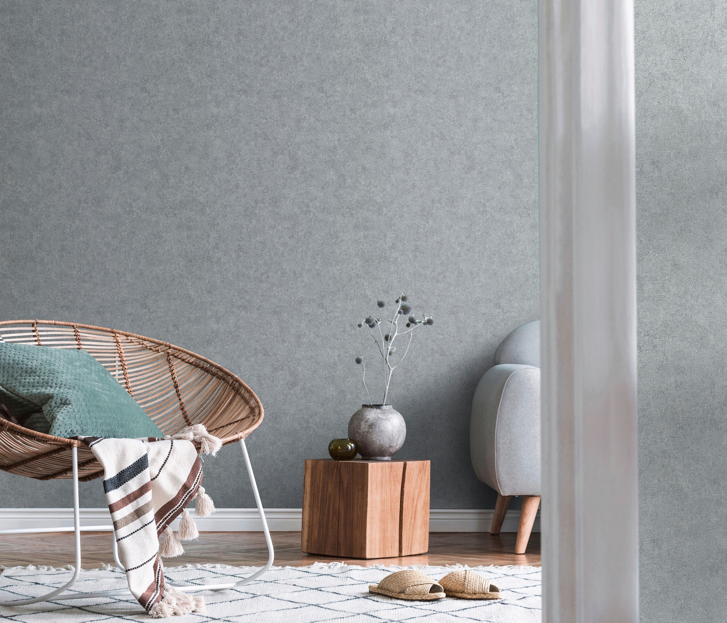 Fashion for walls Papier peint intissé »Spectrum« scintillant gaufrée sans phtalates