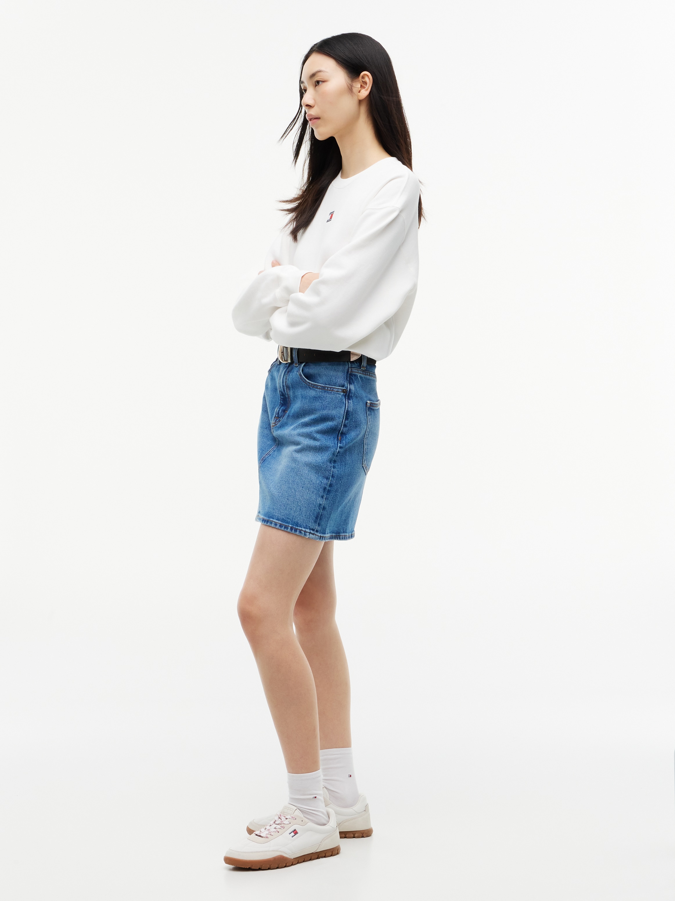 Tommy Jeans Jeansrock »90'S MOM SKIRT BJ0133« Baumwollmischung, MOM Fit