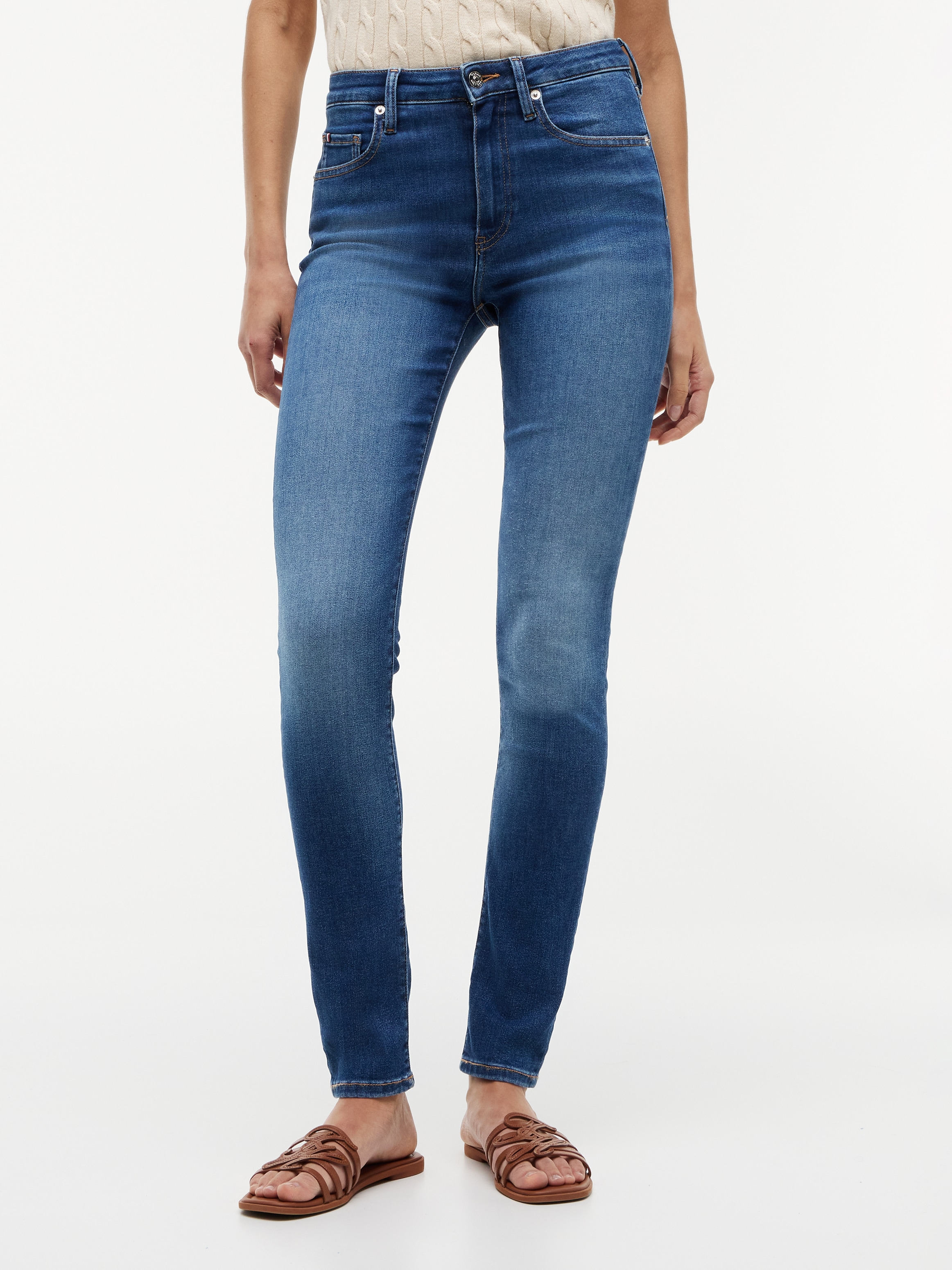 Tommy Hilfiger Skinny-fit-Jeans »COMO SKINNY KATY RW« Baumwollmischung, regular waist