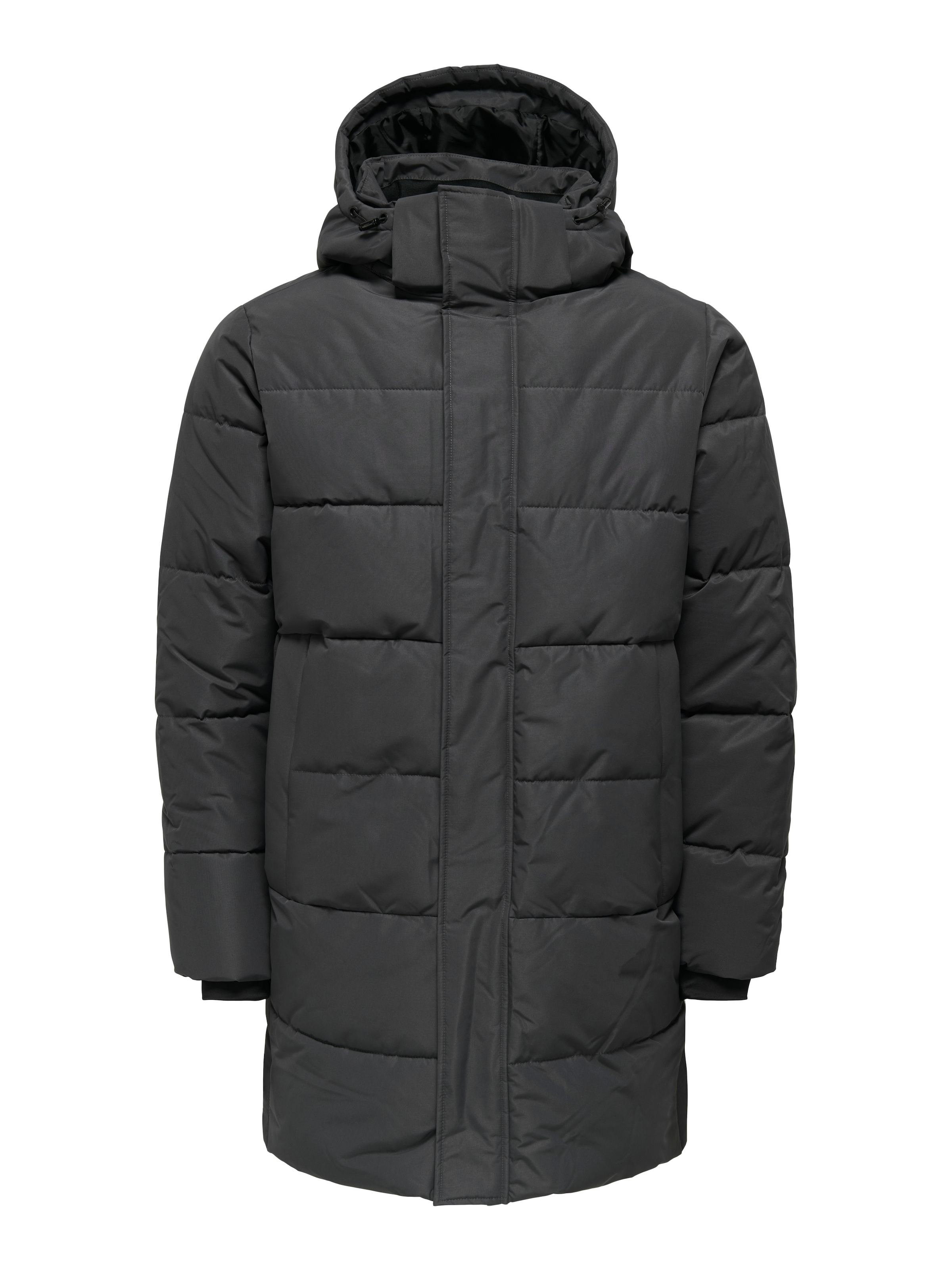 ONLY & SONS Veste matelassée »ONSCARL LIFE LONG QUILTED COAT NOOS OTW« mit Kapuze