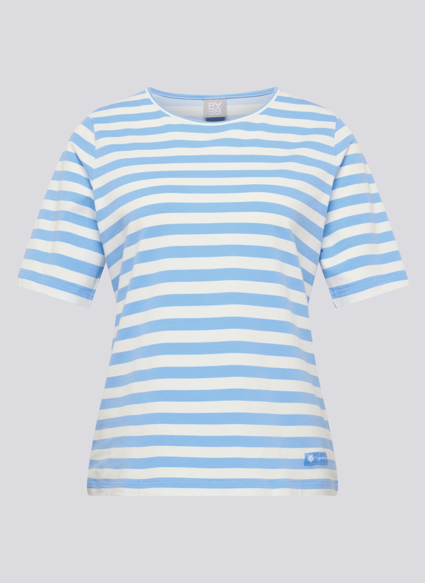 Rabe im Streifen-Look