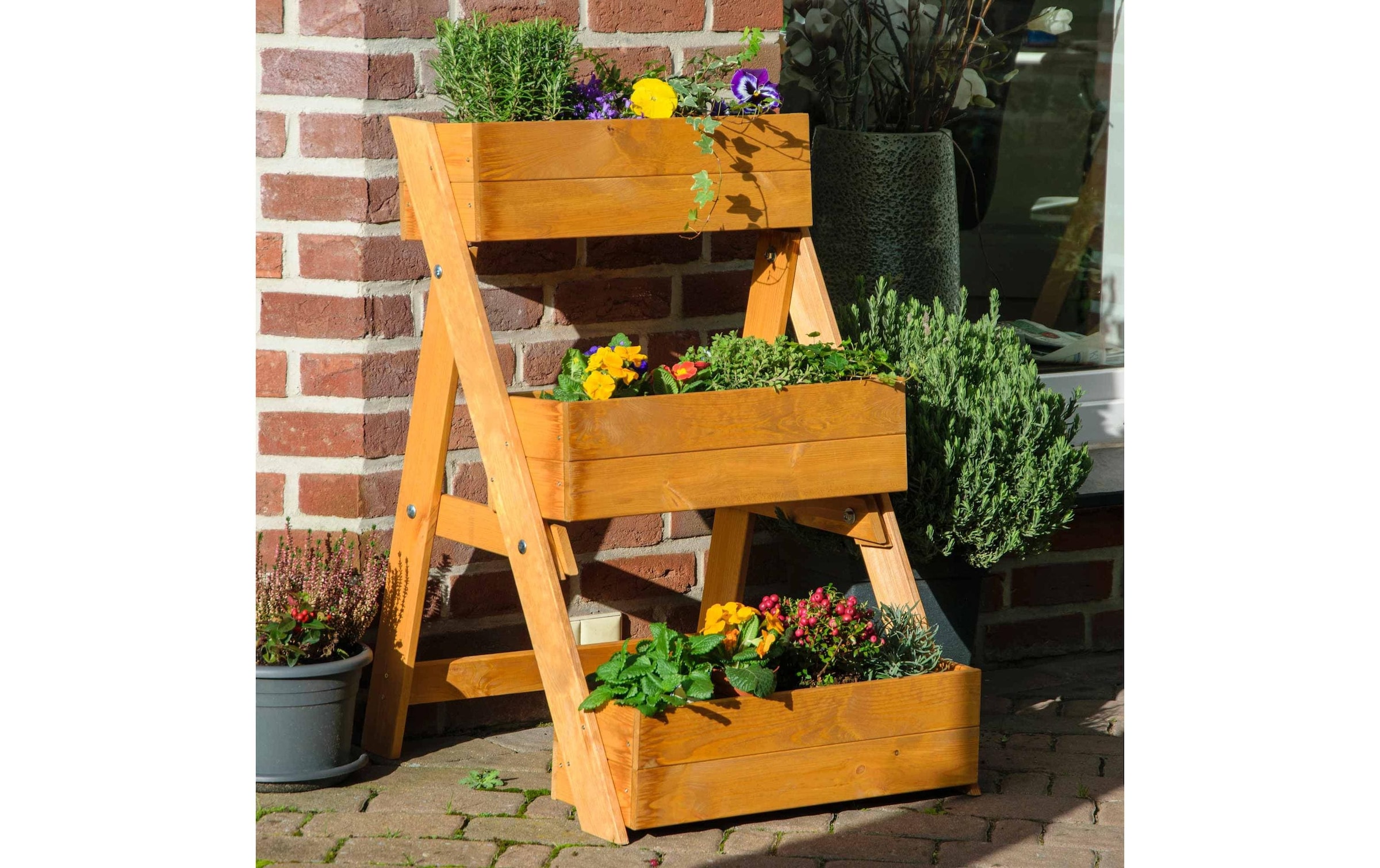 dobar Lit surélevé »Pflanztreppe 3-stufig«