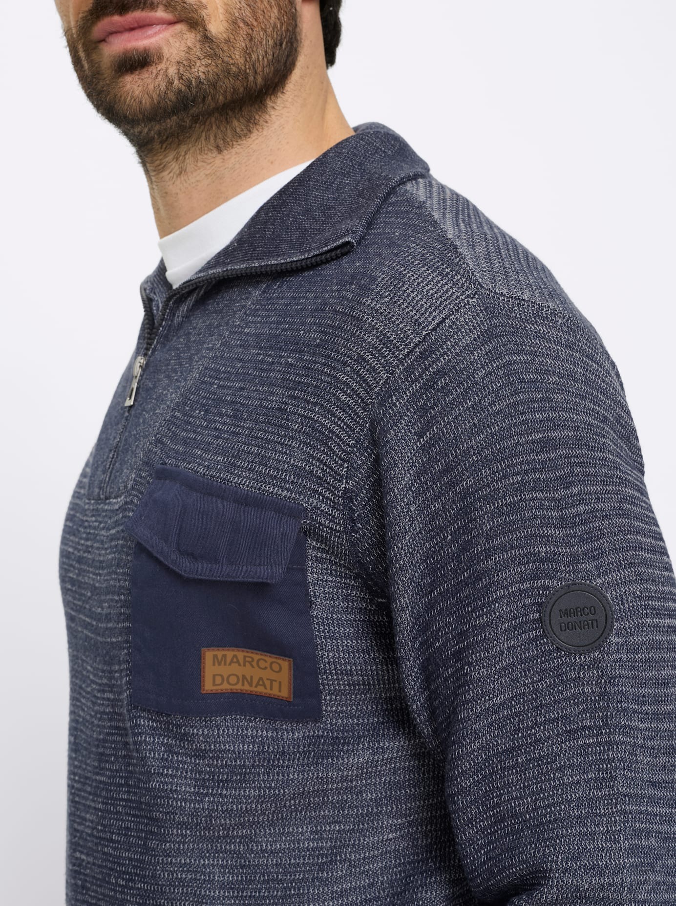 Marco Donati Pull à col montant »Pullover«