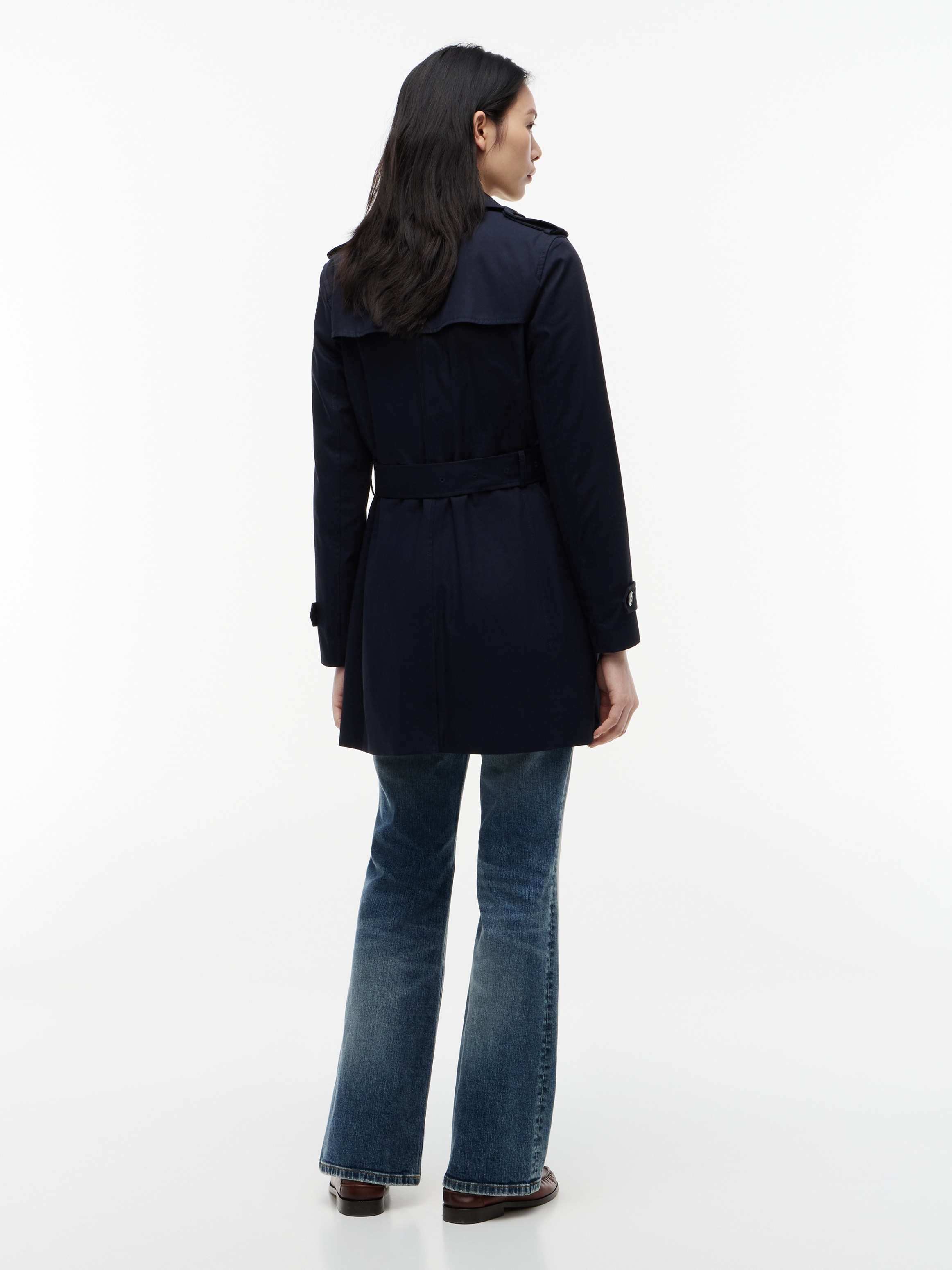 Tommy Hilfiger Veste longue »HERITAGE SINGLE BREASTED TRENCH« avec les détails typiques du trench-coat