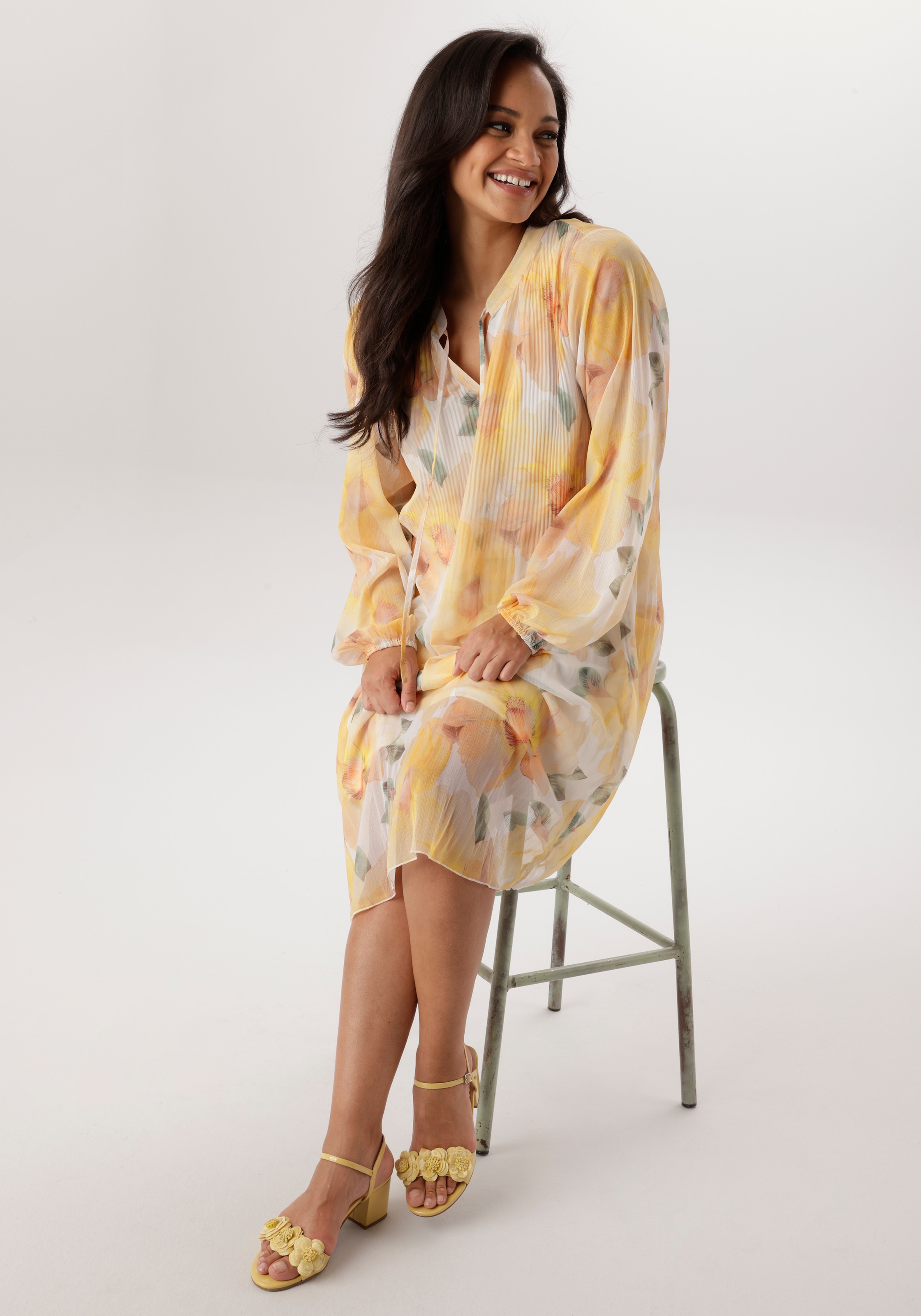 Aniston PLUS Sommerkleid in Alloverprint