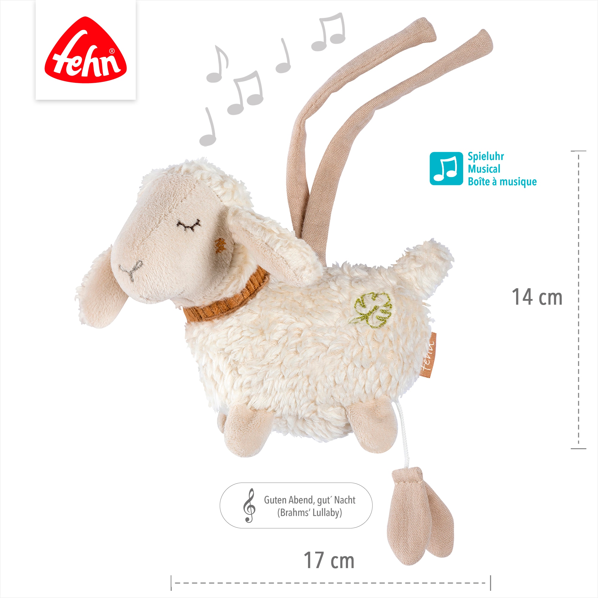 Fehn Boîte à musique »Mini-Spieluhr Schaf«