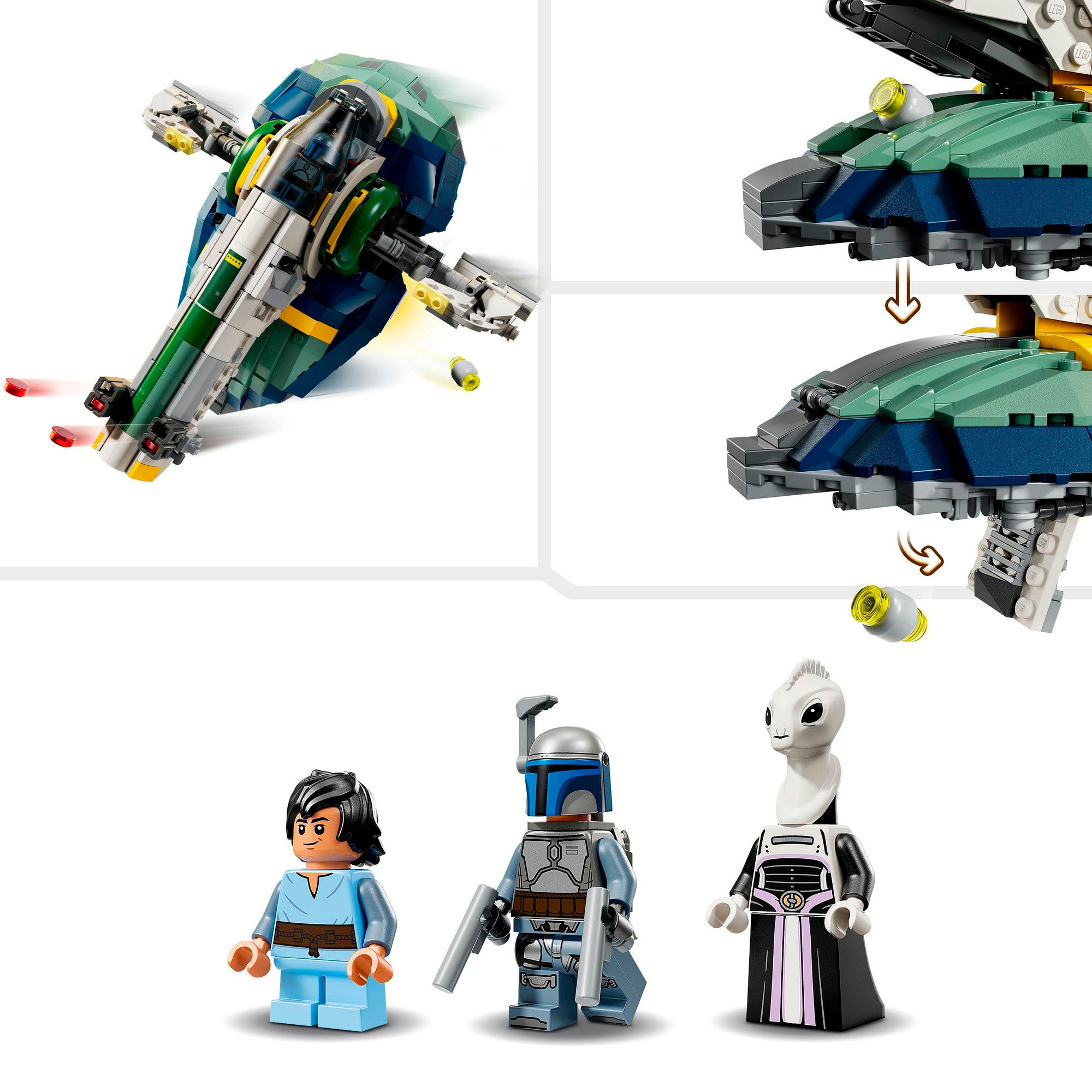 LEGO® Pions de construction »Jango Fetts Sternenschiff (75433), LEGO Star Wars™« Made in Europe