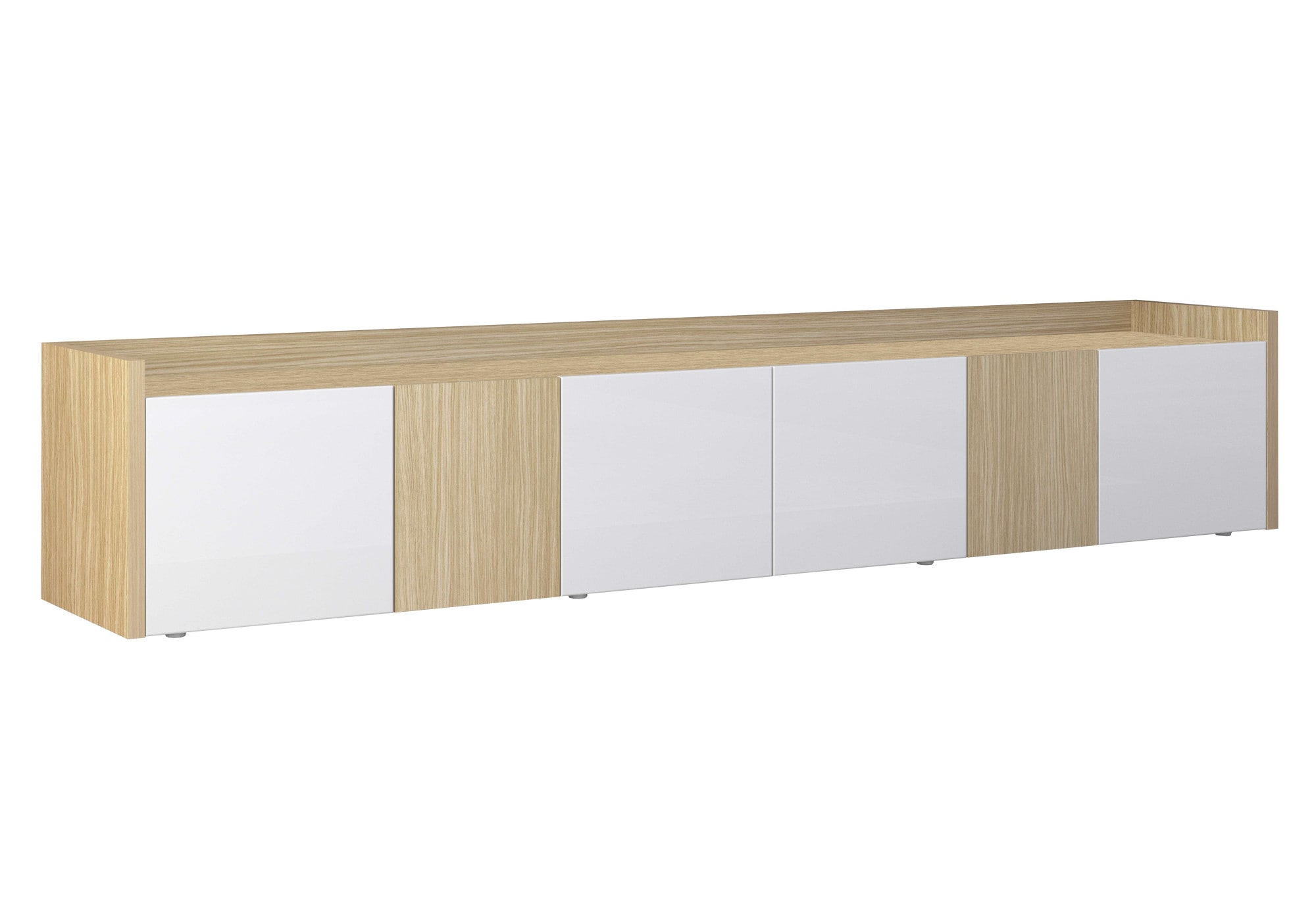 GOODproduct Lowboard »Lowboard ALTEA,Lowboard,TV-Kommode,TV-Möbel,TV-Bank« 1 Stk. tlg. Mit 6 Drehtüren, 4 Innenfächer, B.220 cm