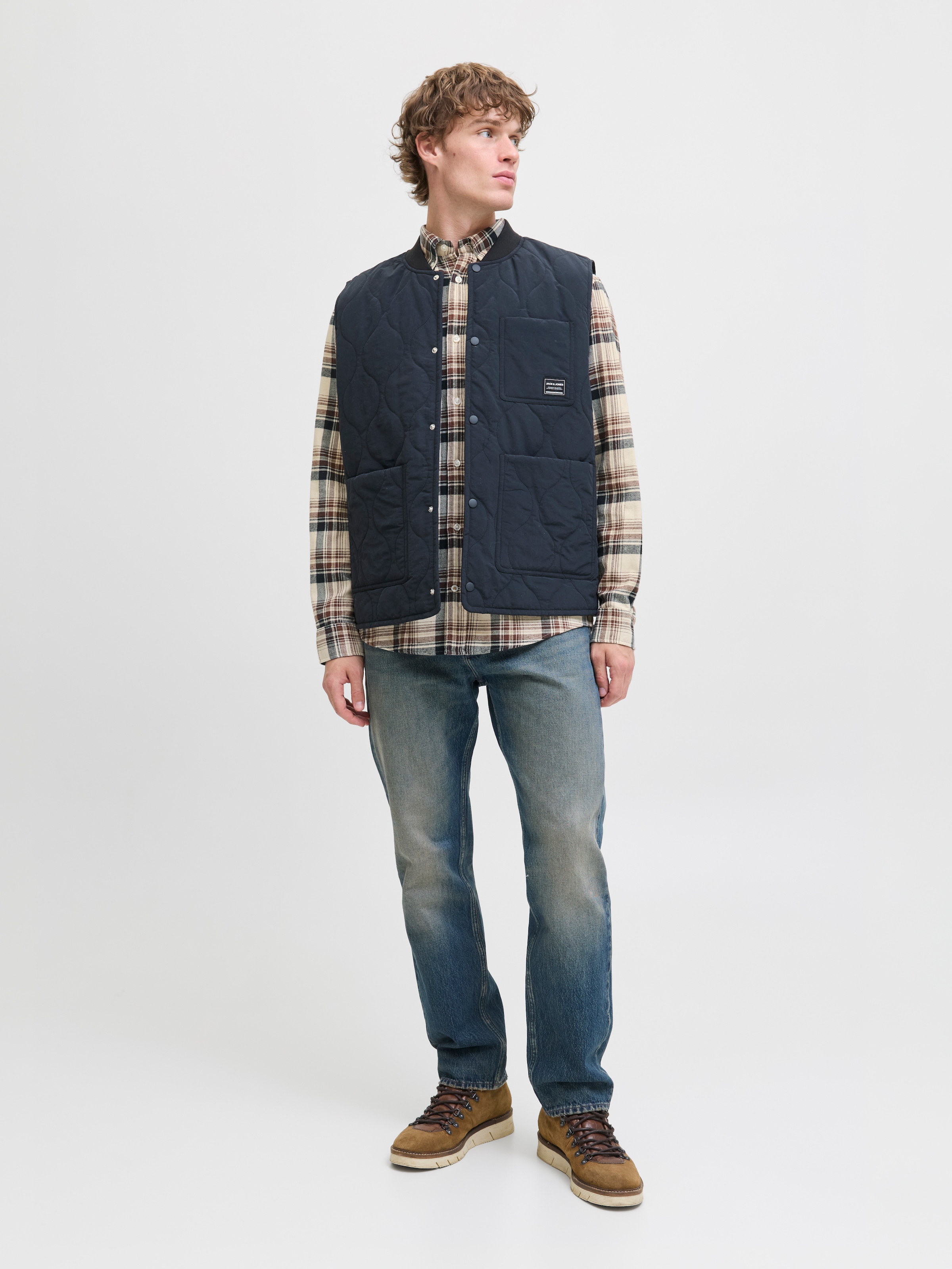 Jack & Jones Langarmhemd »JJECLASSIC FLANNEL CHECK SHIRT LS SN«