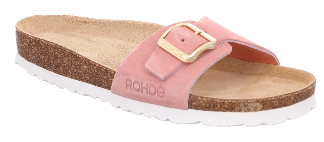 Rohde Pantolette  , Keilabsatz, Sommerschuh, Schlappen mit vorgeformtem Softfussbett